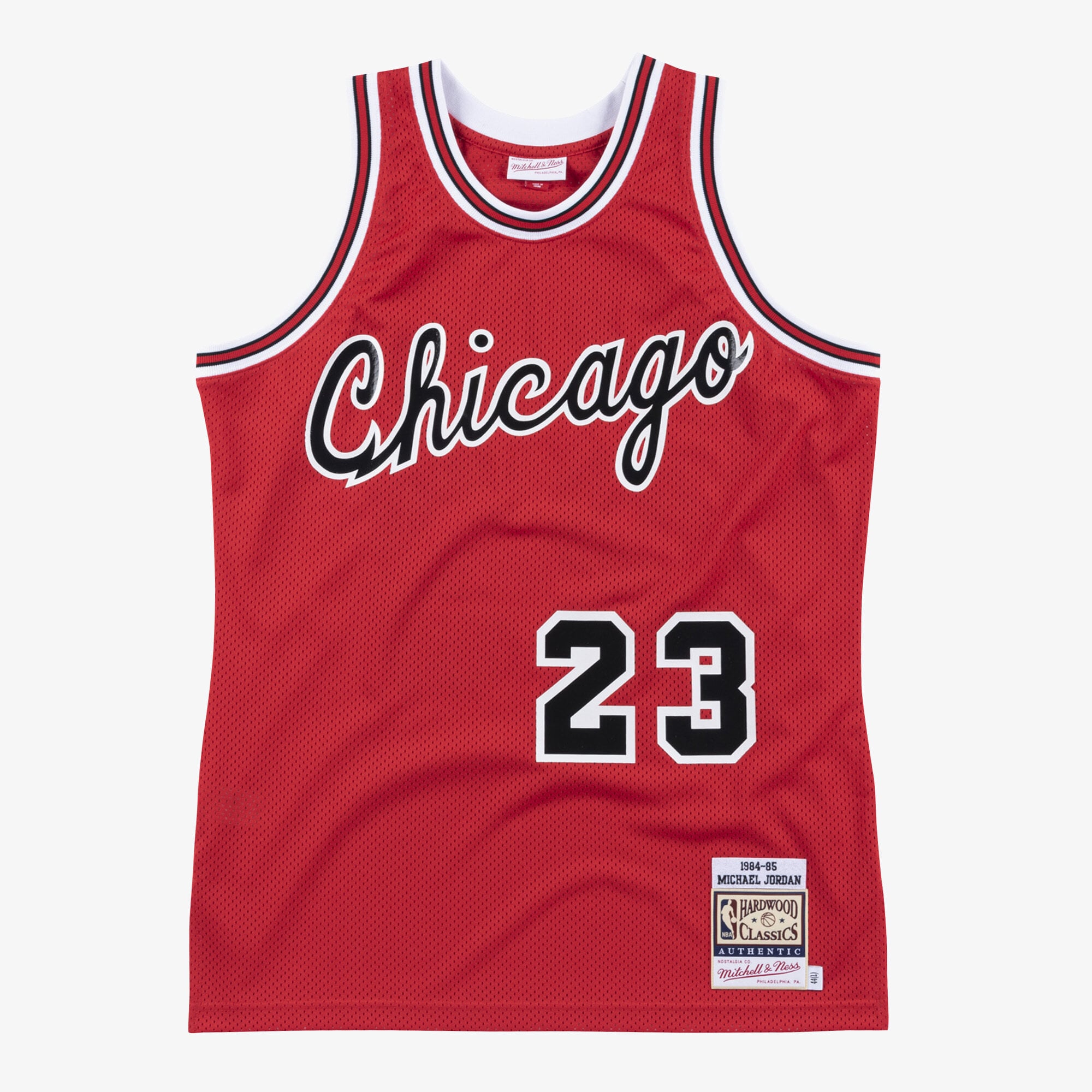 Michael Jordan Chicago Bulls 1984-85 Mitchell & Ness Red Authentic Jersey