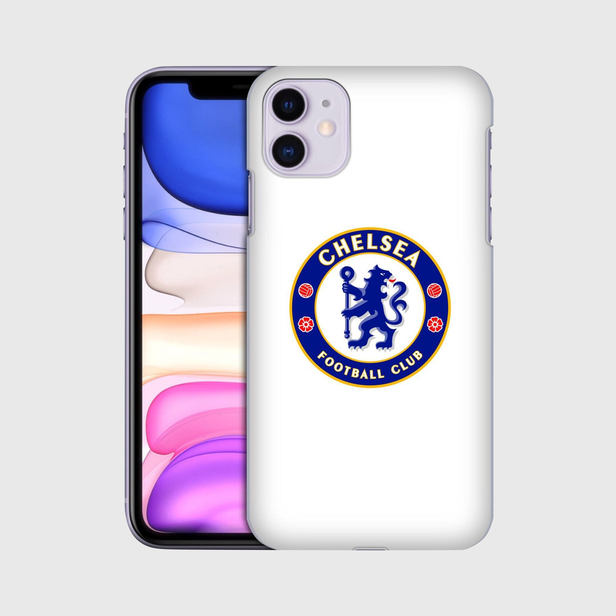 Custodia rigida bianca per telefono Chelsea - iPhone