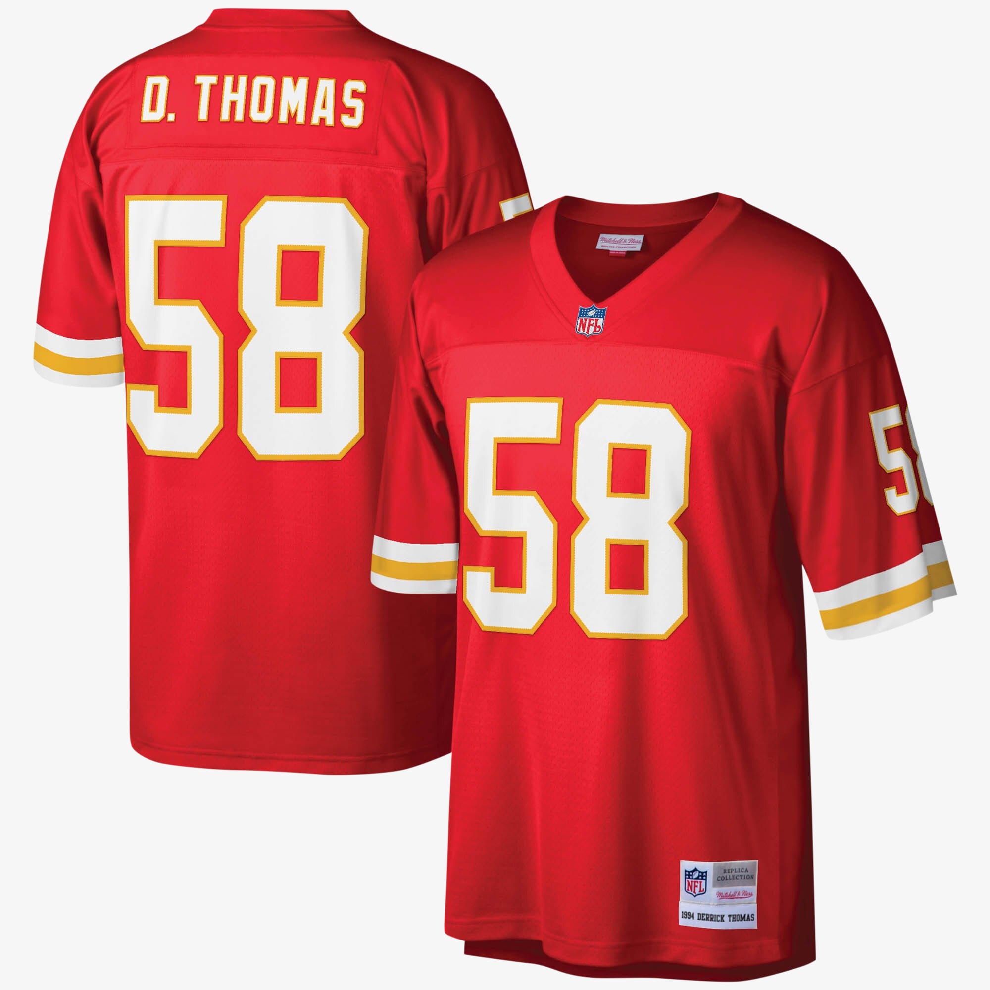 Kansas City Chiefs Mitchell & Ness 1994 Derrick Thomas Jersey – Red