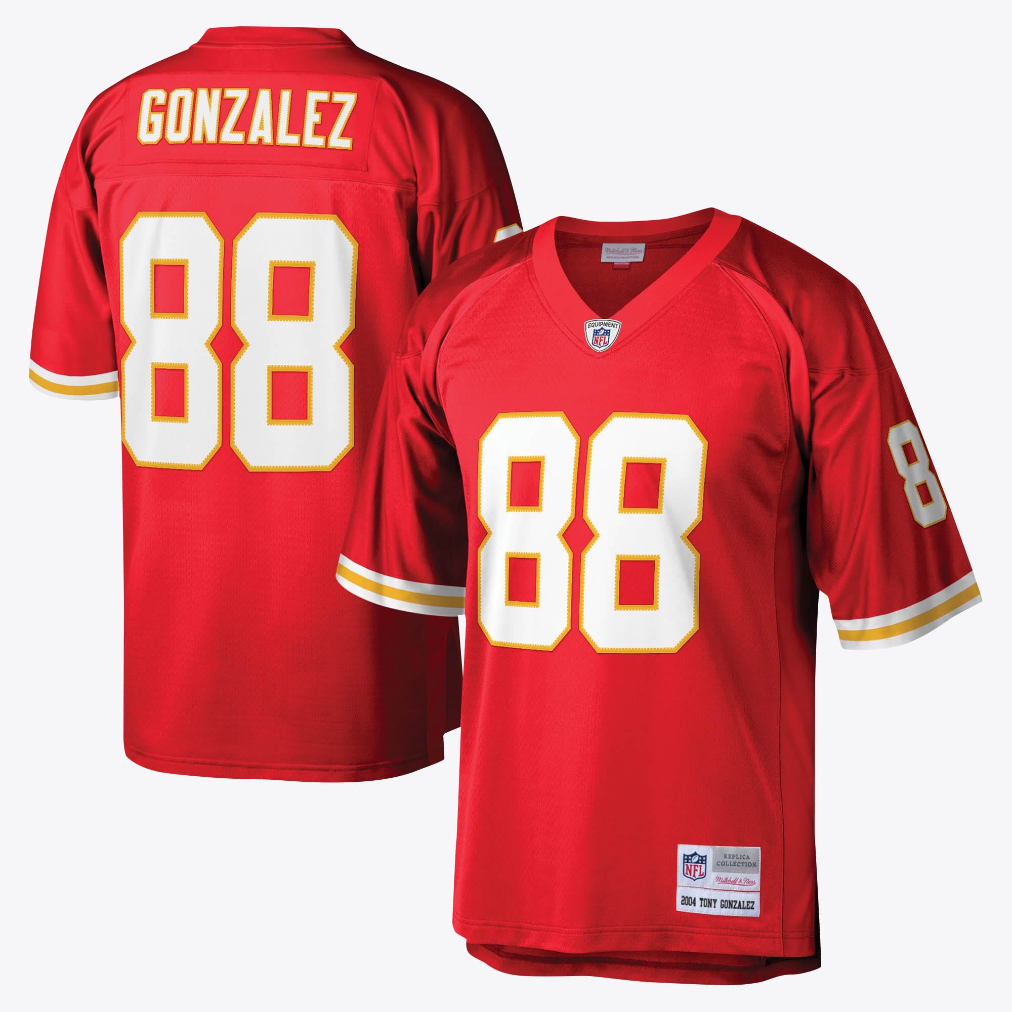 Tony Gonzalez Kansas City Chiefs 2004 Mitchell & Ness Trikot – Rot