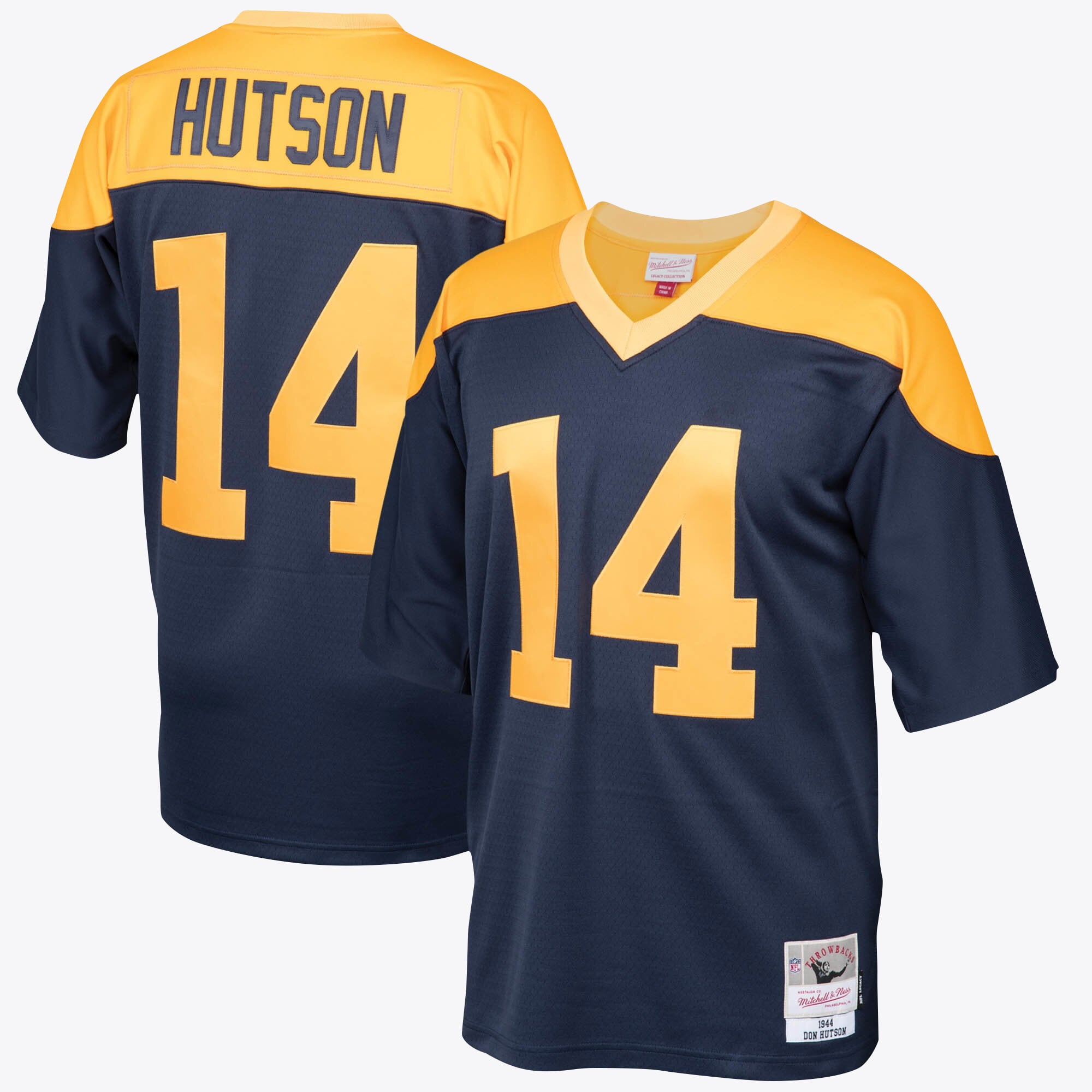 Don Hutson Green Bay Packers 1944 Mitchell & Ness Trikot – Marineblau