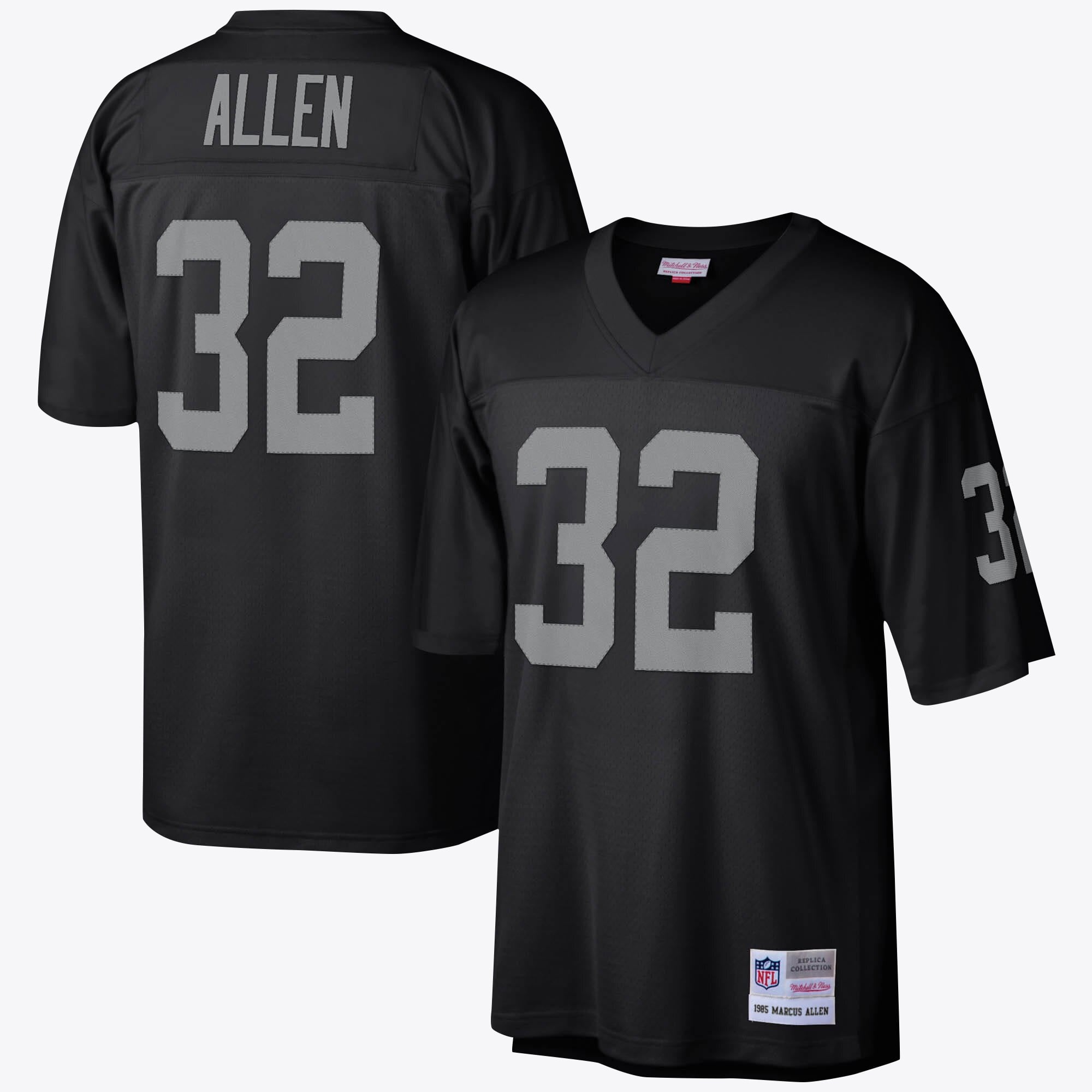 Marcus Allen Los Angeles Raiders 1985 Mitchell & Ness Trikot – Schwarz