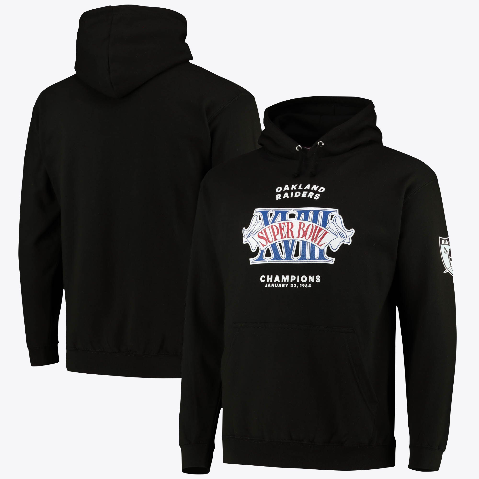 Felpa con cappuccio VIP Las Vegas Raiders Mitchell & Ness Rings - Uomo