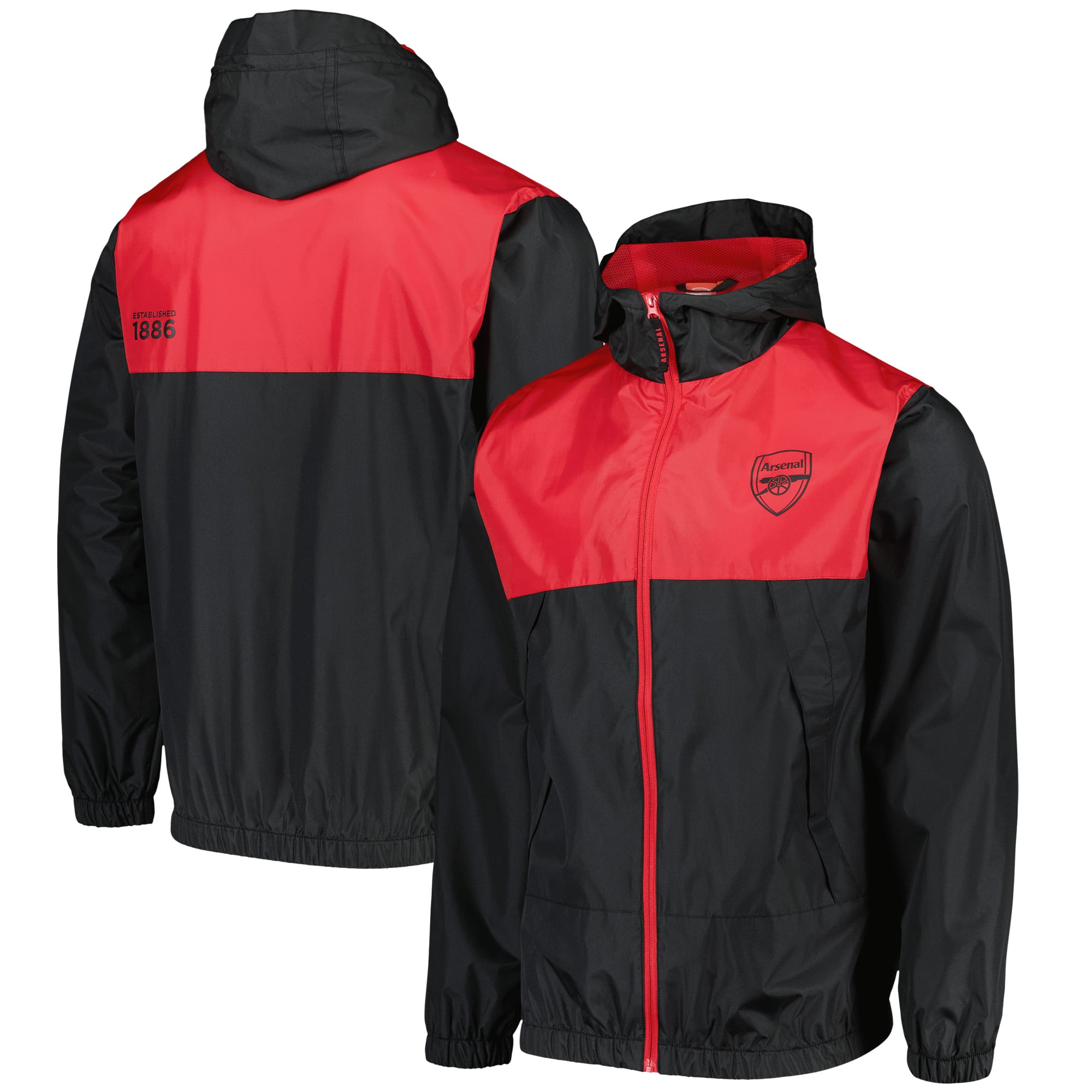 Giacca impermeabile Arsenal - Blu marino/Rosso - Uomo