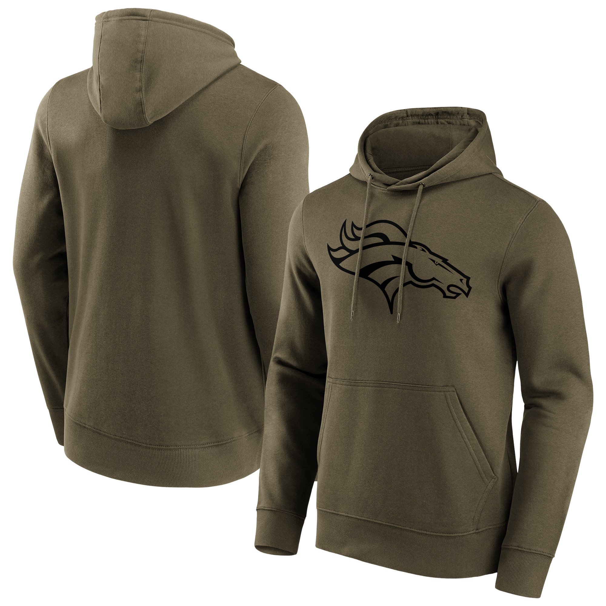Denver Broncos Fashion Preferred Logo Felpa con cappuccio - Uomo - Big & Tall