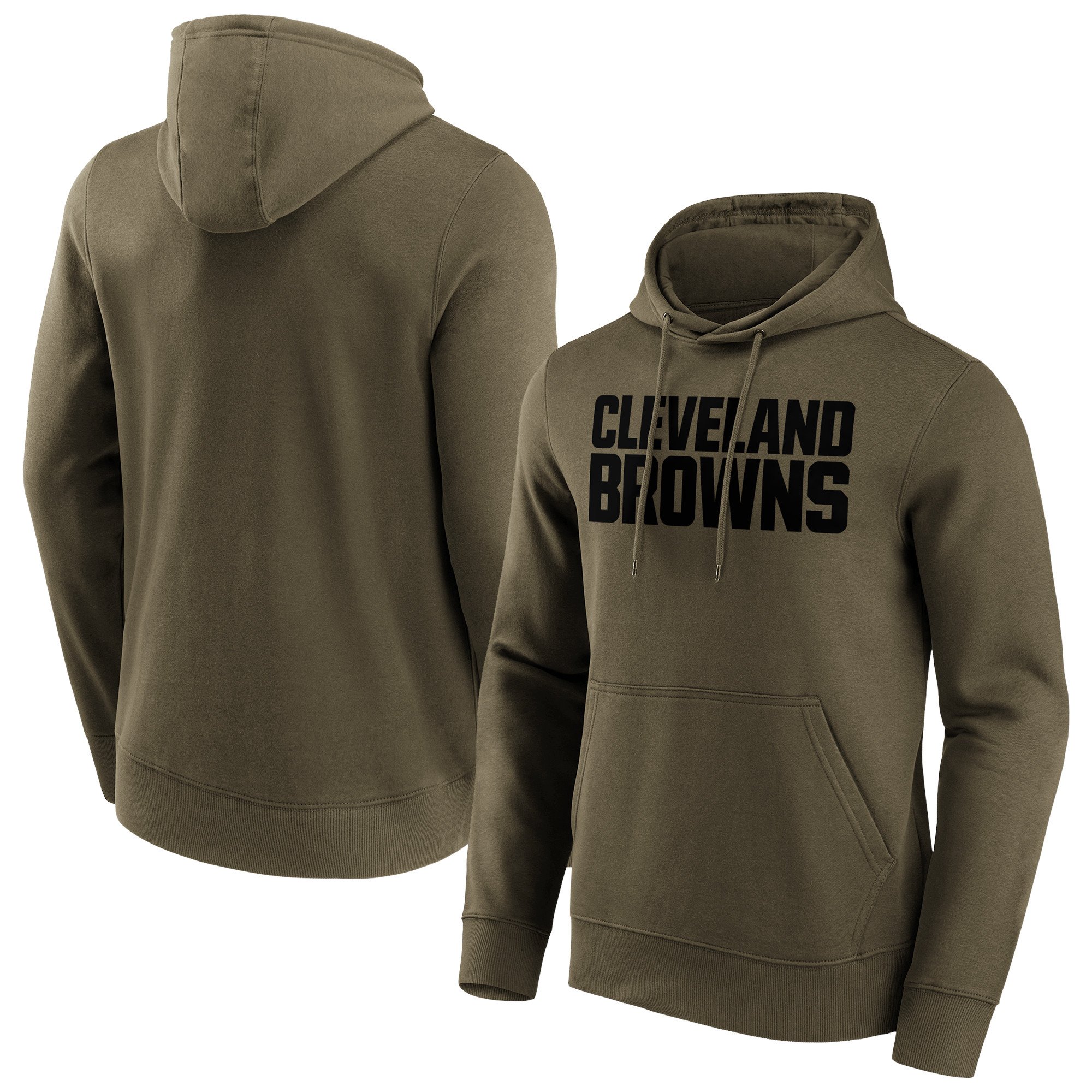 Felpa con cappuccio Cleveland Browns Fashion Preferred Logo - Uomo - Grandi e alti