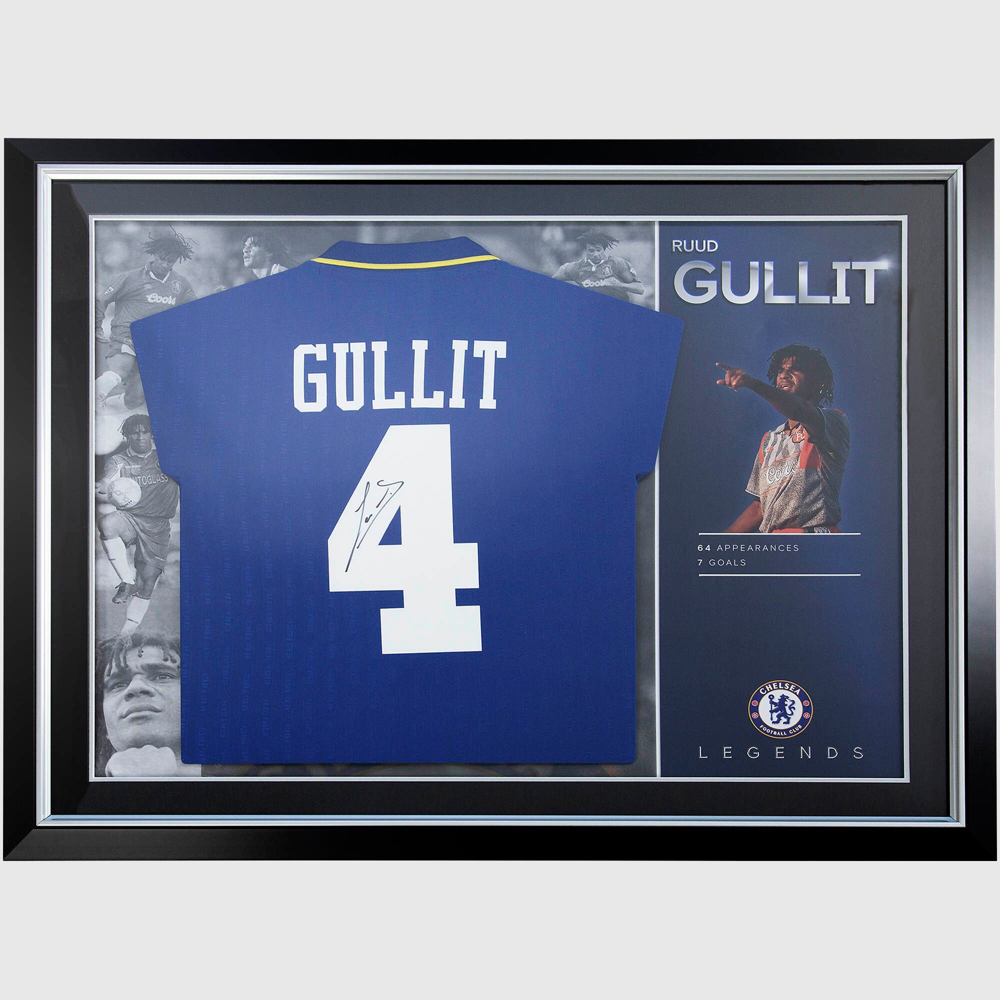 Chelsea Gullit – Signed Framed Shirt
