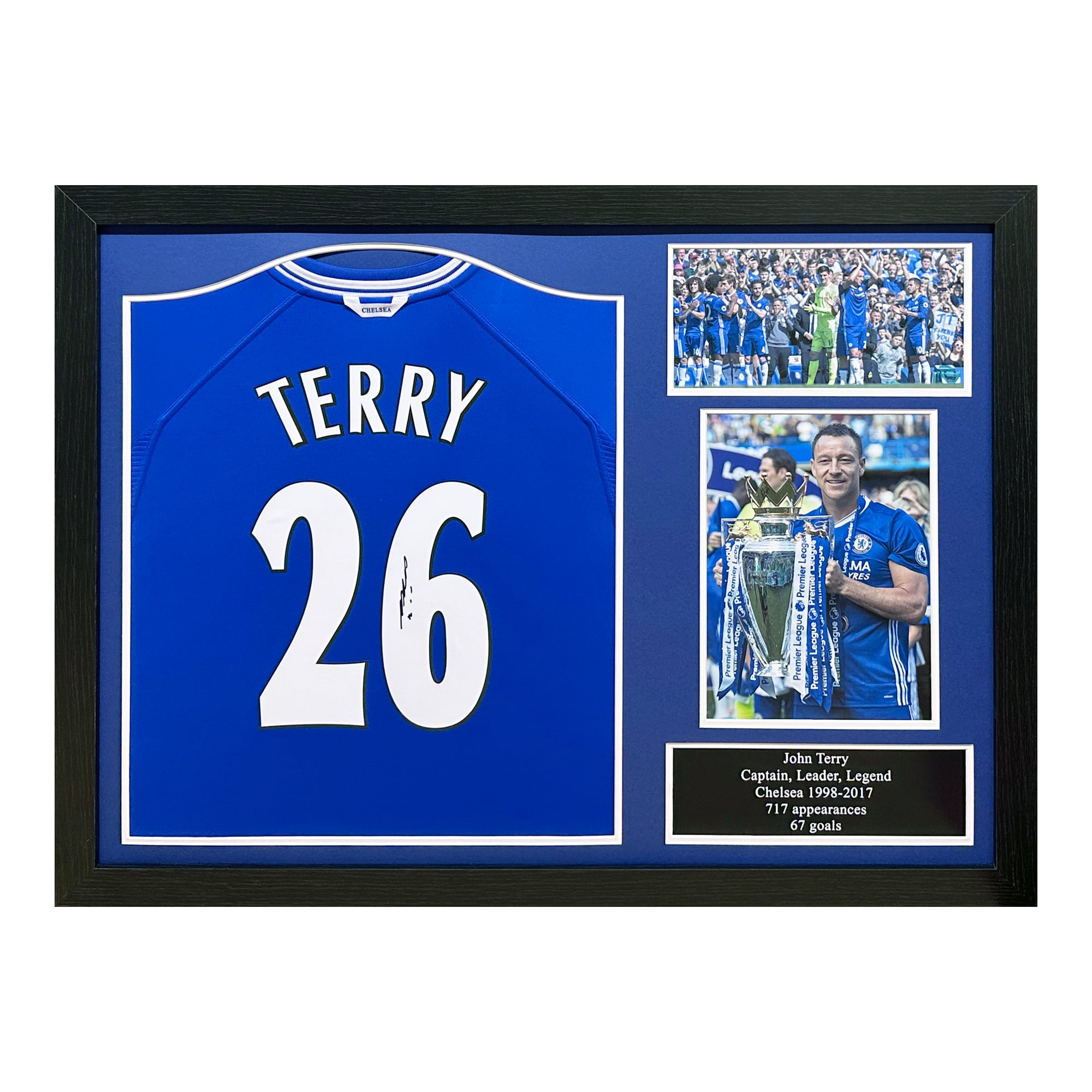 Camicia autografata da John Terry - Incorniciato