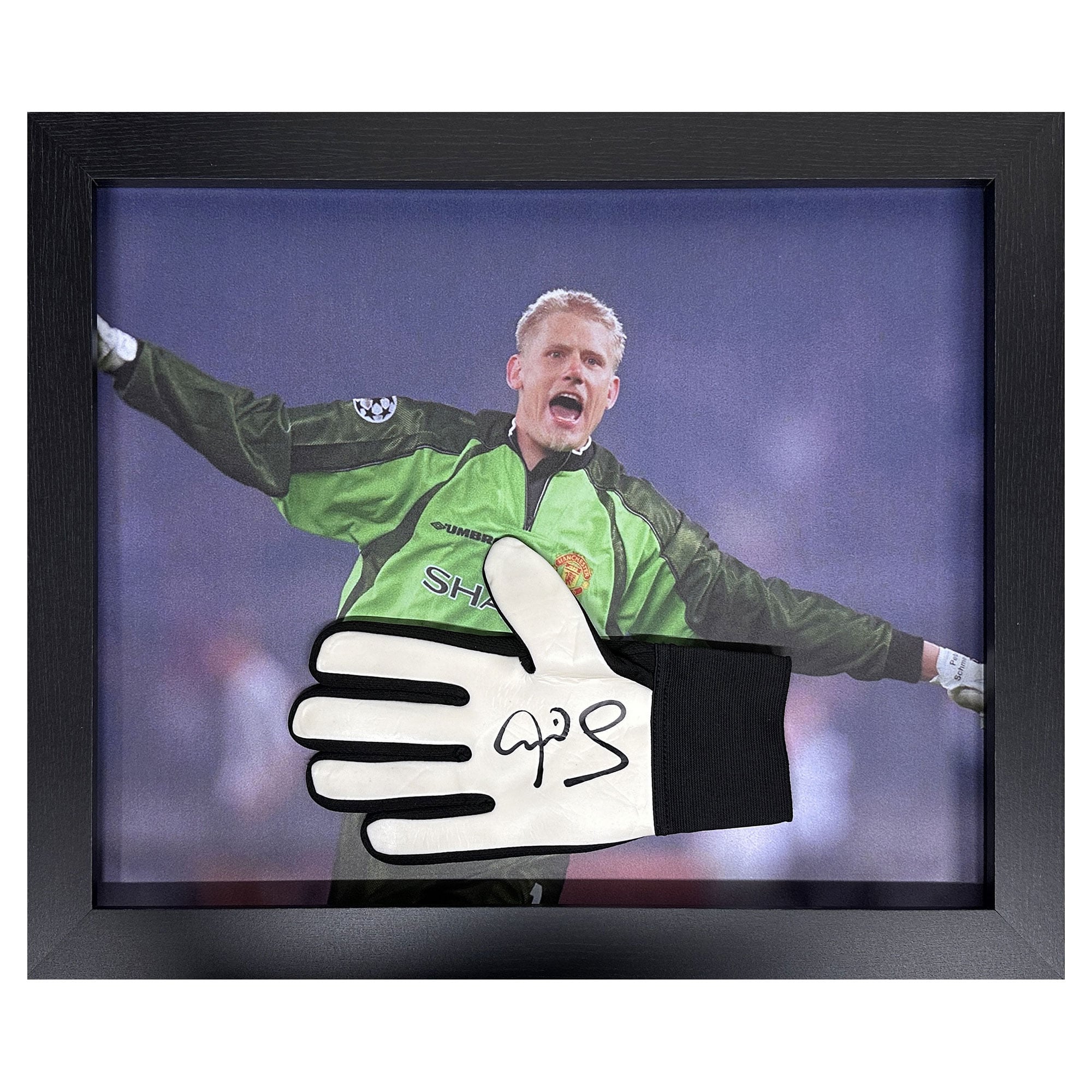 Guanto Peter Schmeichel - Con cornice