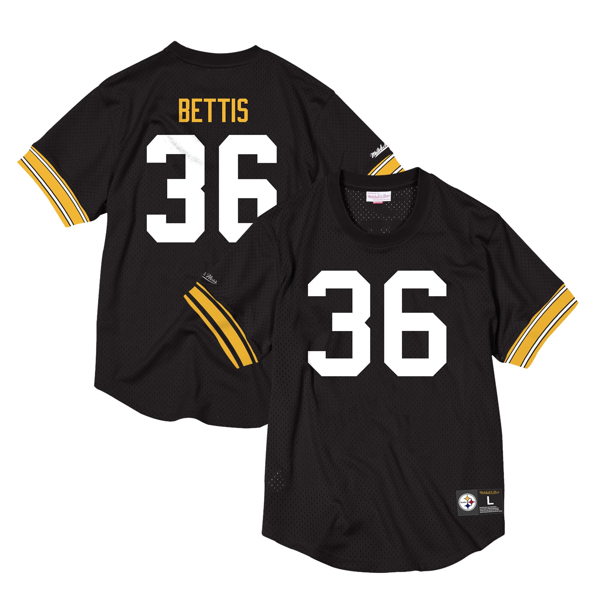 Pittsburgh Steelers Mitchell & Ness N&N Crew Top