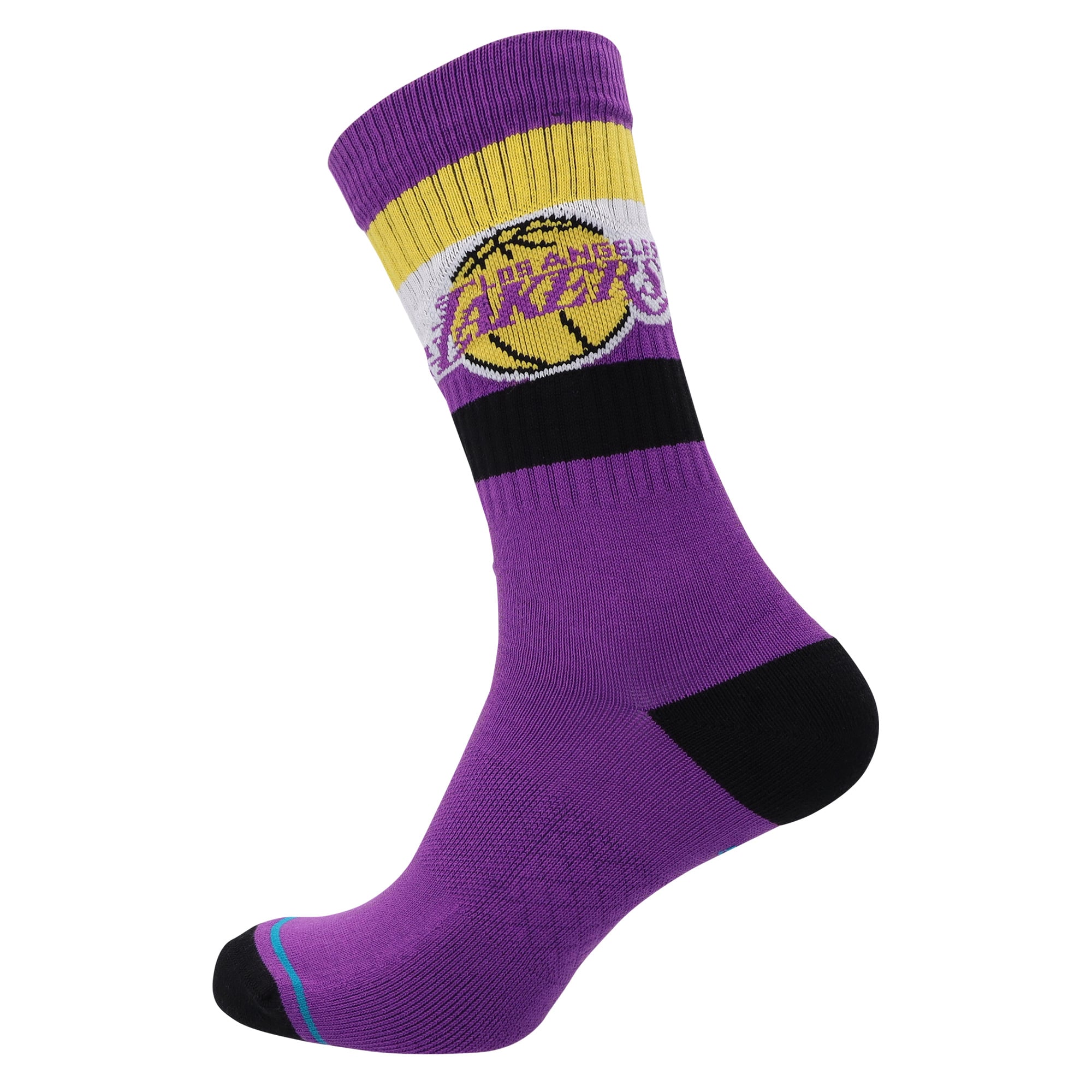 Los Angeles Lakers Stance Crew Socke – Lila – Herren