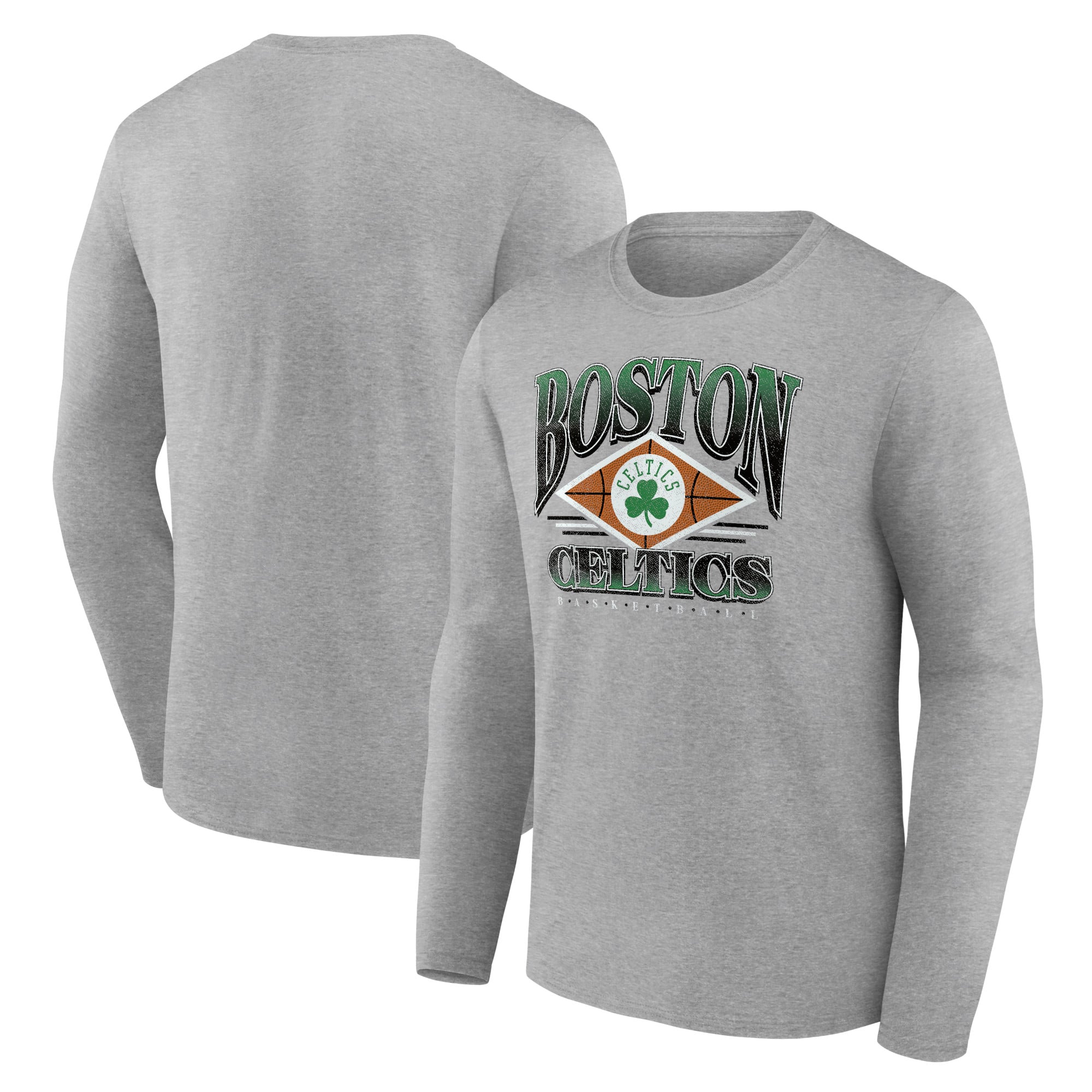 T-shirt a maniche lunghe con grafica Power Phase con marchio Boston Celtics Fanatics - Uomo