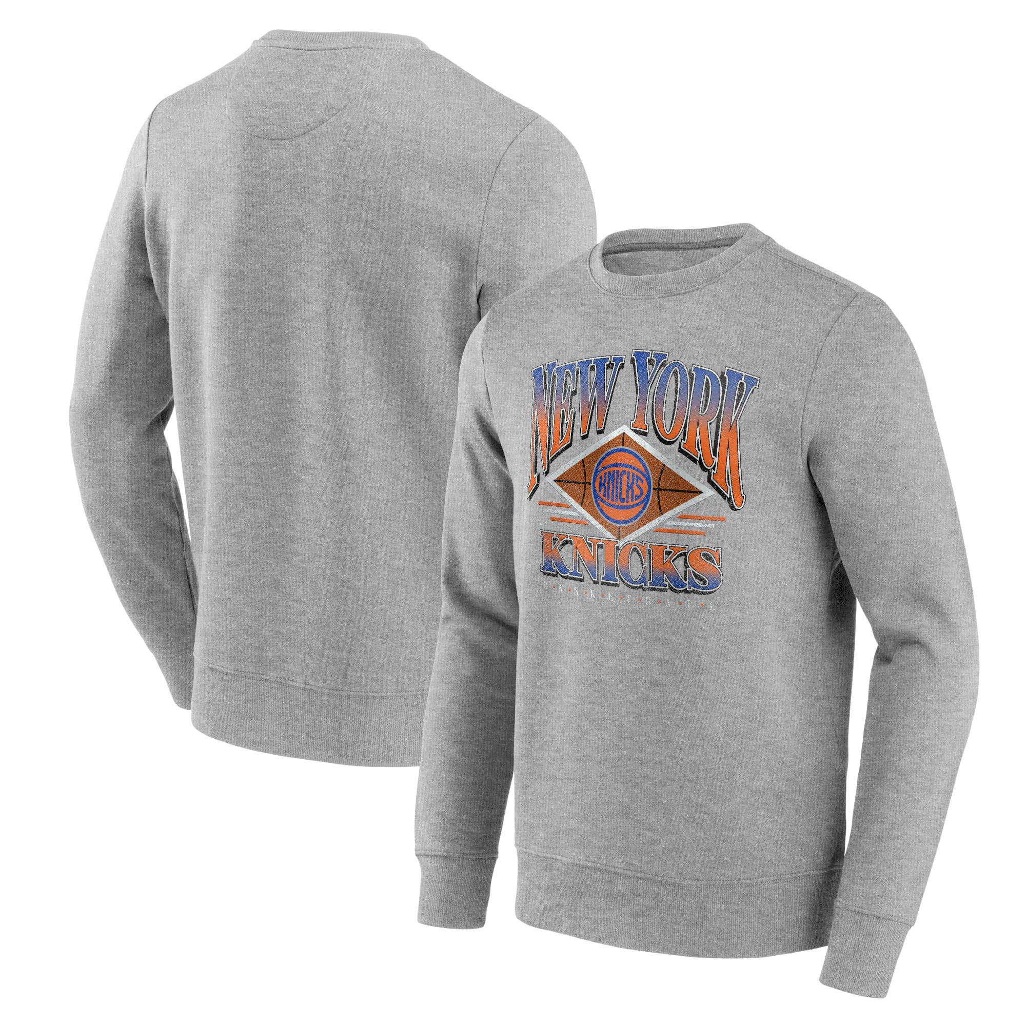 New York Knicks Hard Color Graphic Crew Sweatshirt – Herren