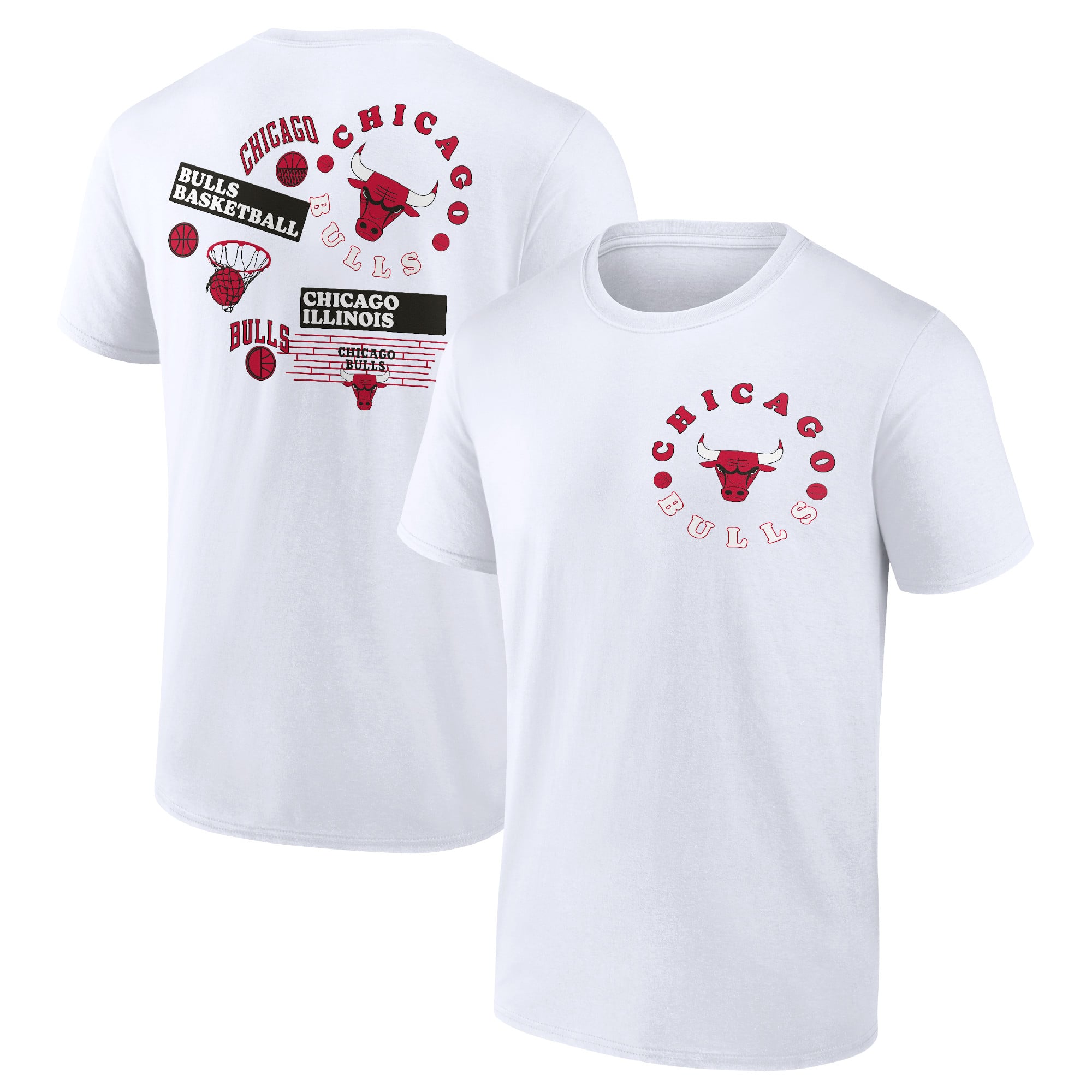 T-shirt graphique Chicago Bulls Street Collective - Hommes