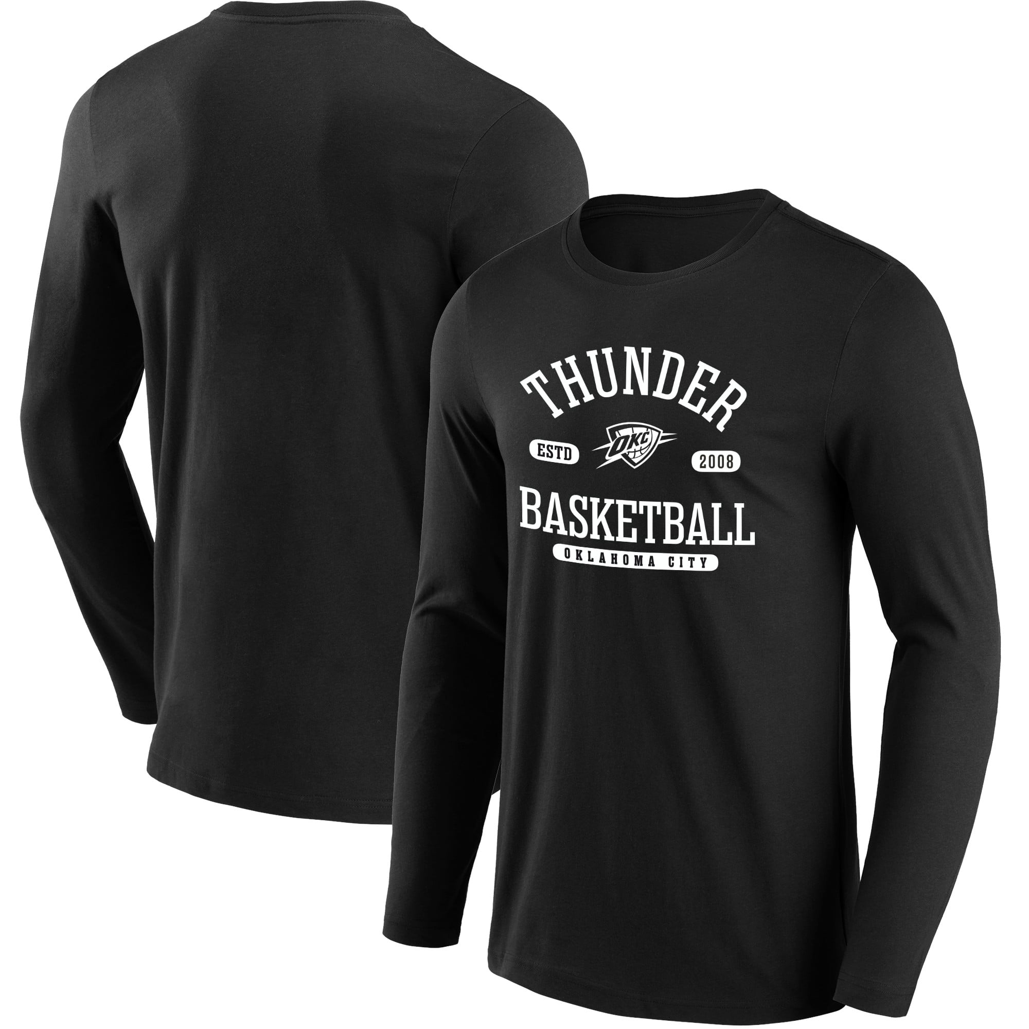 T-shirt a maniche lunghe con grafica Oklahoma City Thunder Calling Plays - Uomo