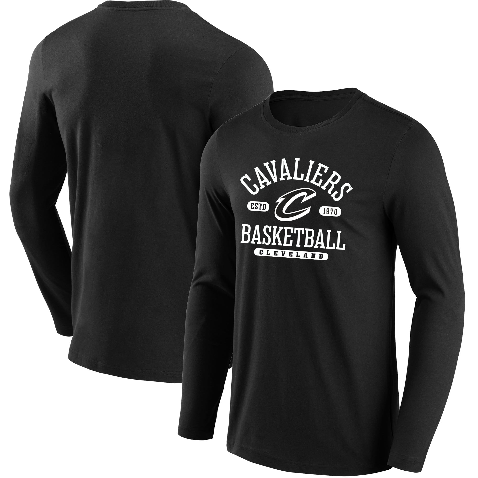 T-shirt a maniche lunghe con grafica Cleveland Cavaliers Calling Plays - Uomo