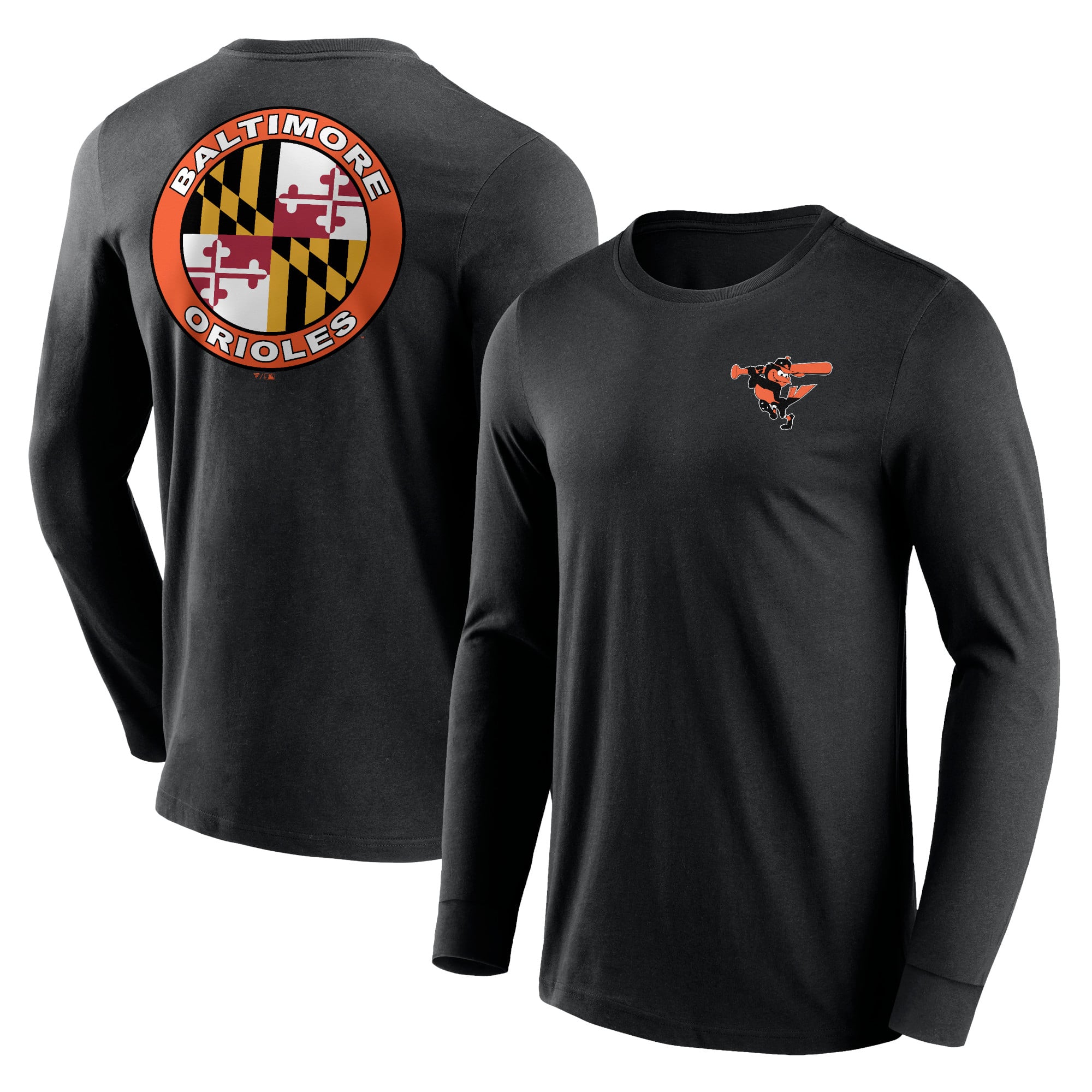 Baltimore Orioles Baseball Hometown Graphic Long Sleece T-Shirt – Mens Baltimore Orioles Baseball Hometown Graphic Long Sleece T-Shirt – Mens