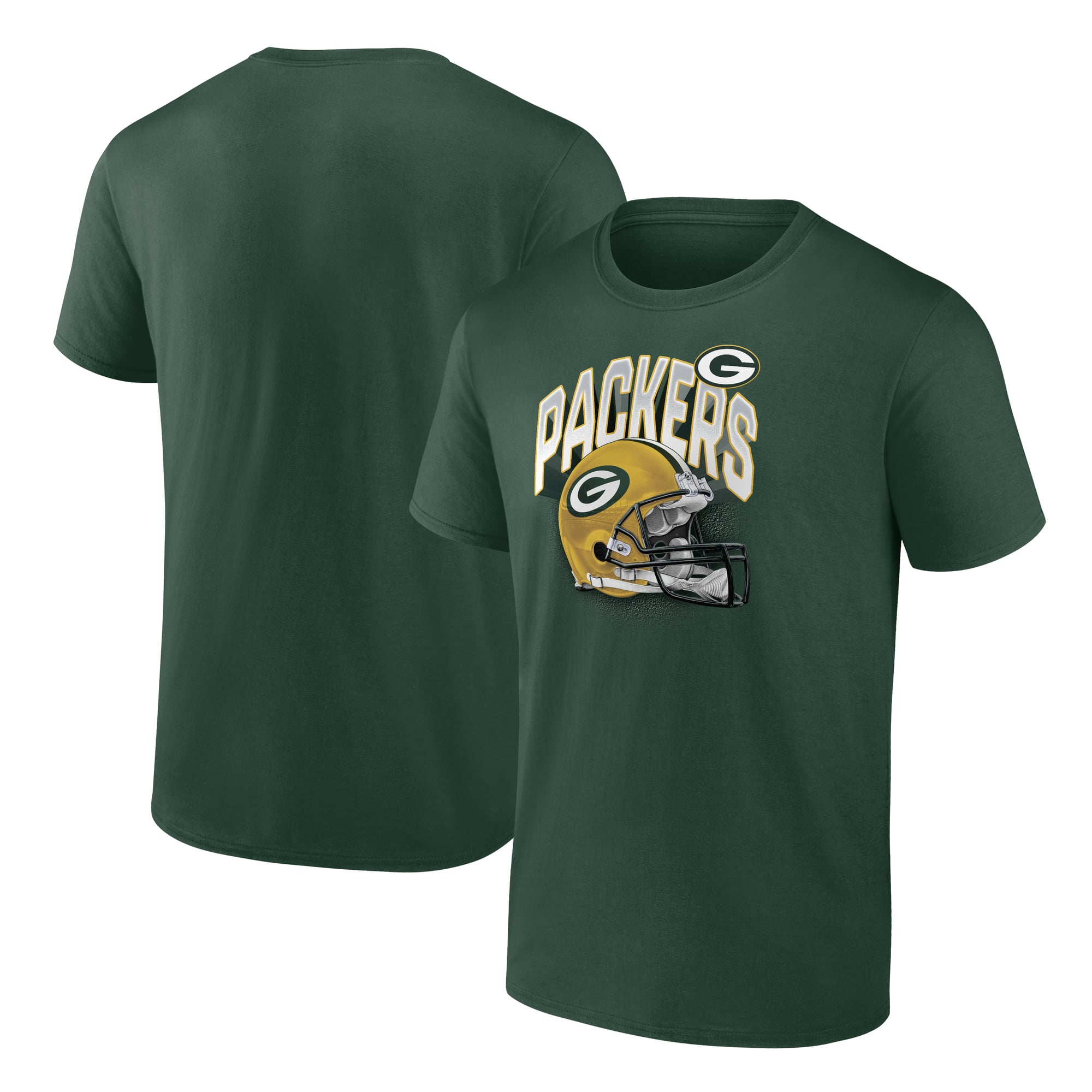 T-shirt graphique avec casque End Around des Packers de Green Bay - Homme