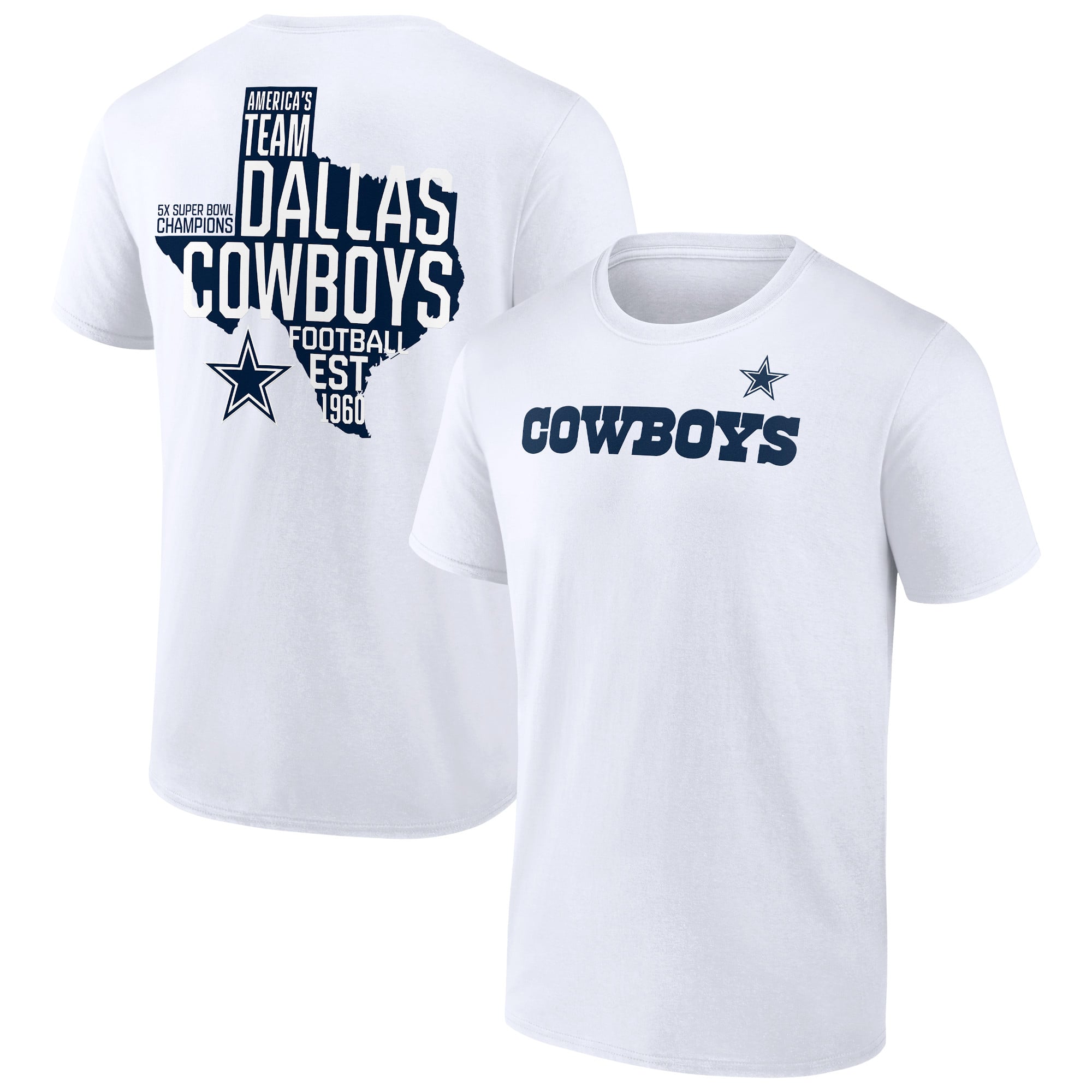Dallas Cowboys Hometown Hot Shot Graphic T-Shirt – Mens