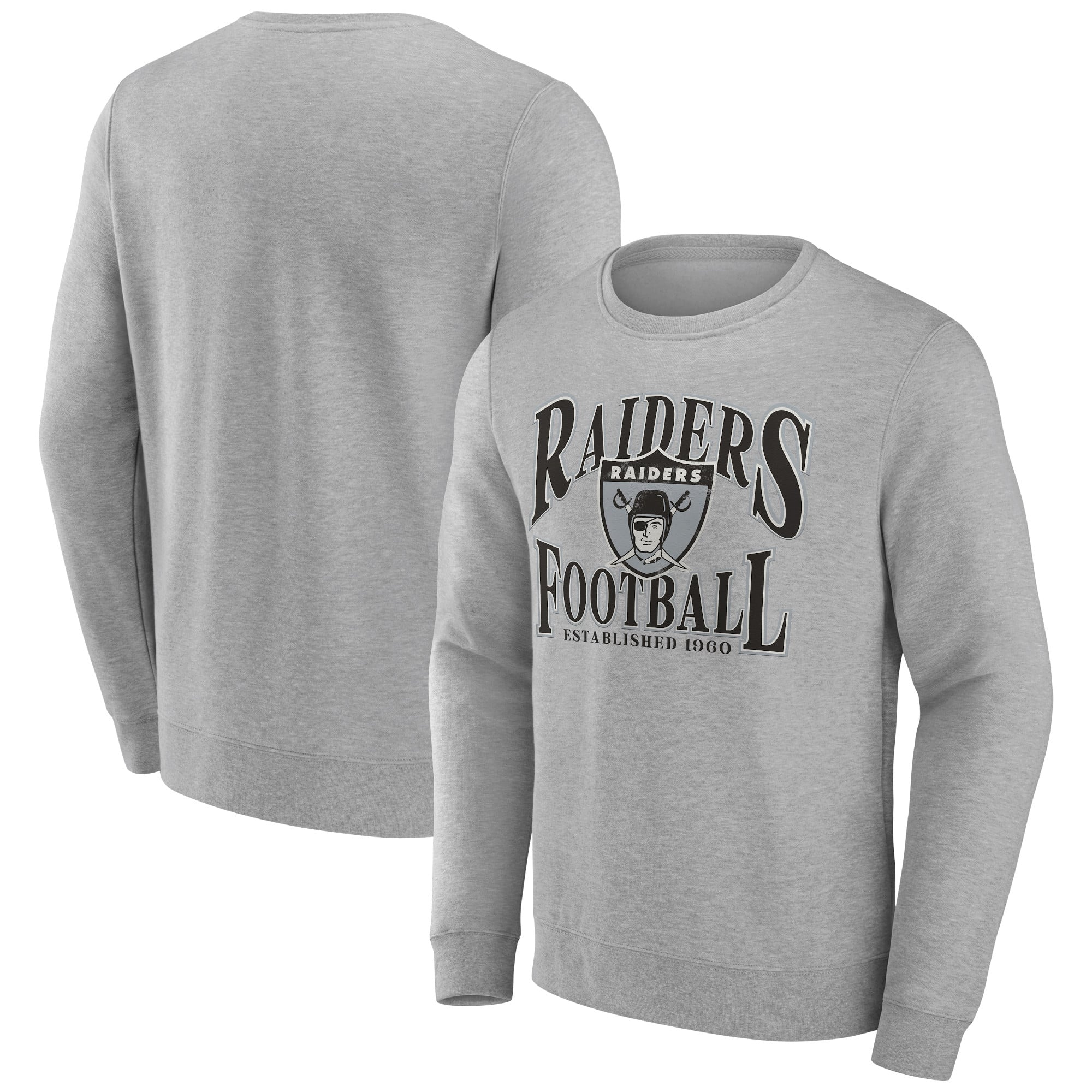 Las Vegas Raiders True Classics Playabilty Crew Sweatshirt – Mens