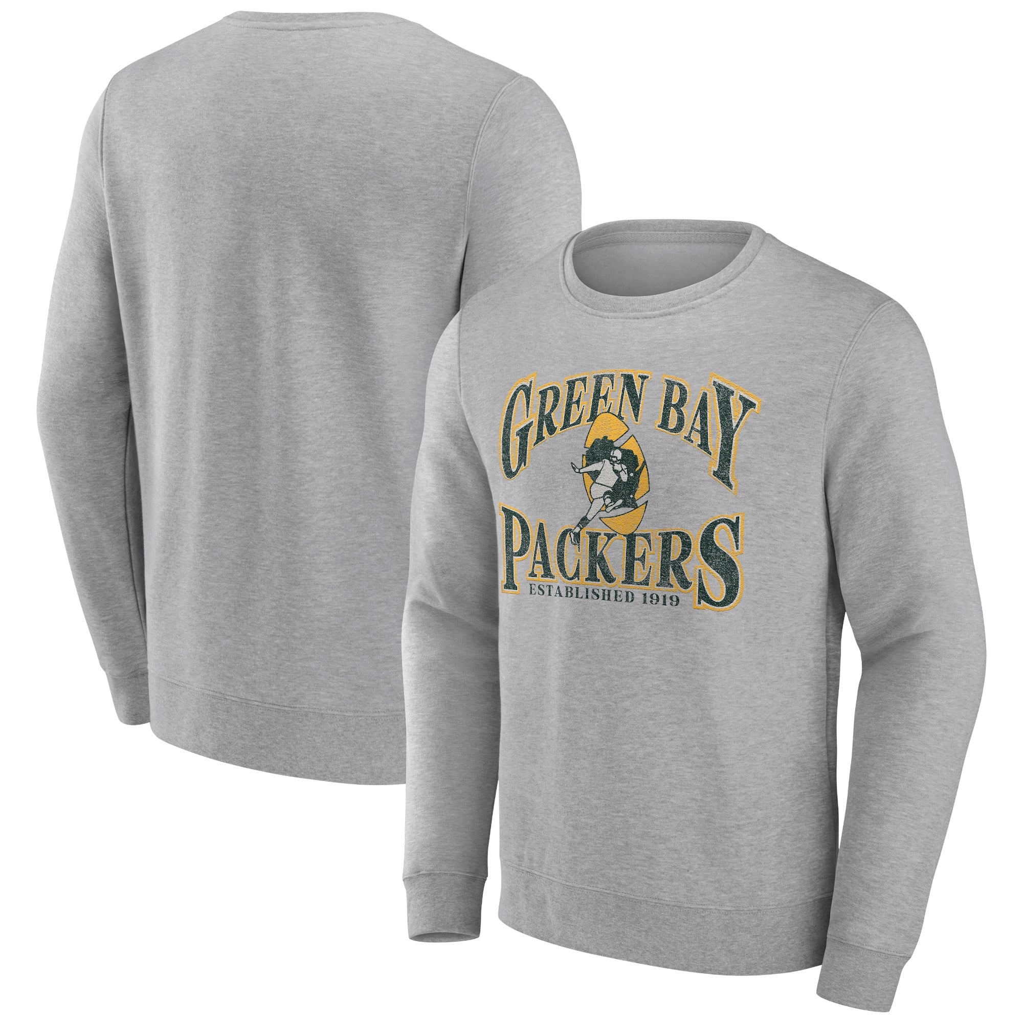 Sweat-shirt ras du cou True Classics Playbilty des Green Bay Packers - Hommes