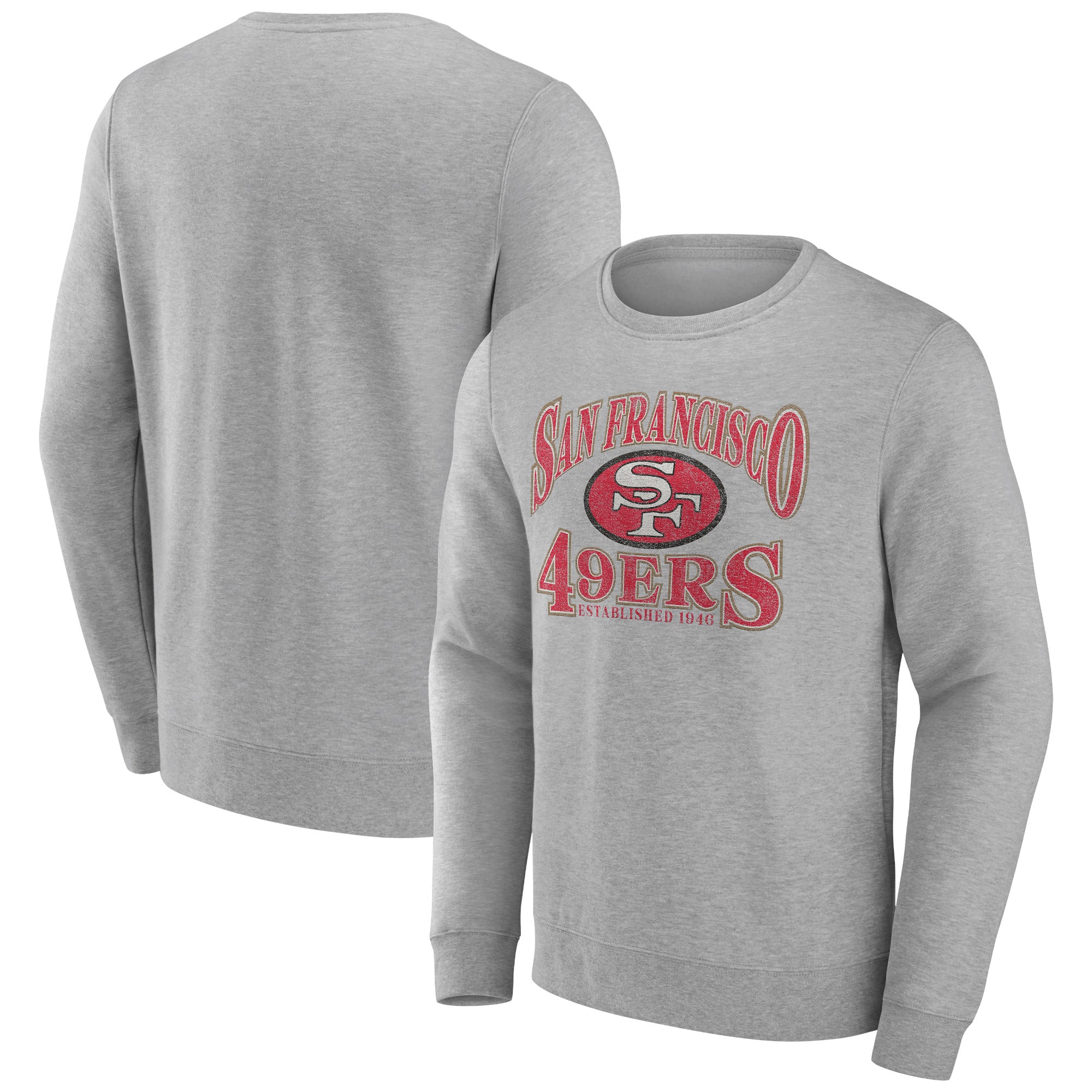 Sweat ras du cou San Francisco 49ers True Classics Playbilty - Homme