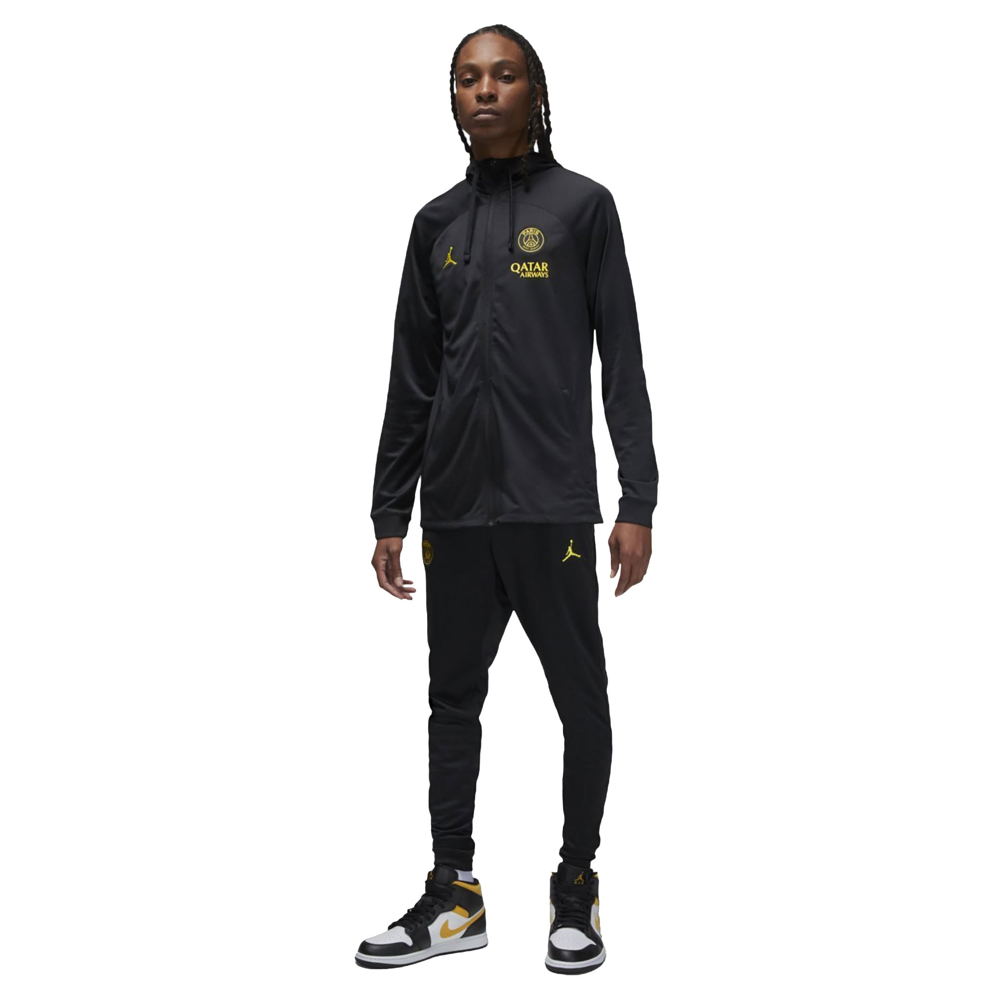 Tuta con cappuccio PSG Strike - Nera