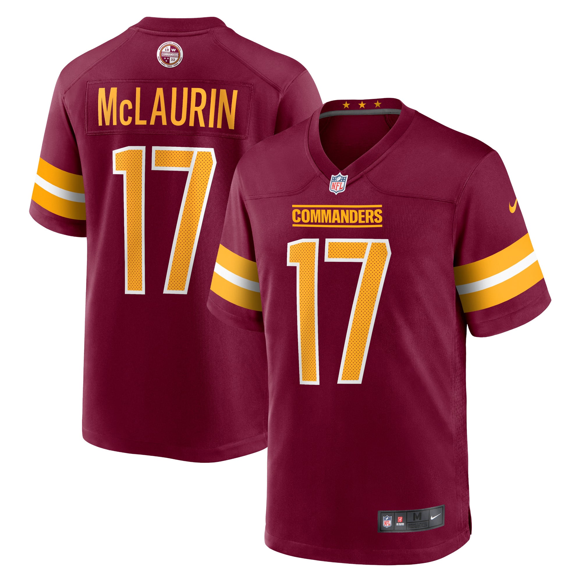 Camiseta Nike de la 1ª equipación del Washington Commanders - McLaurin 17 - Hombre
