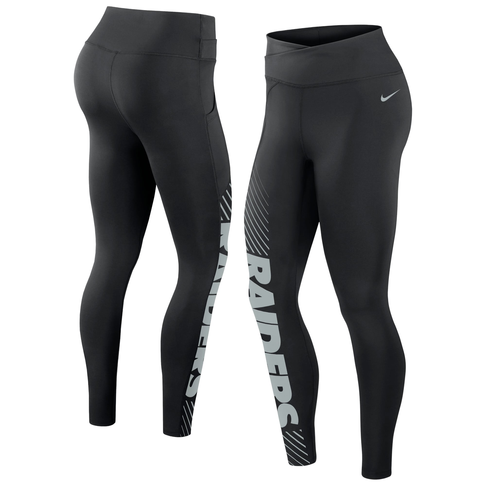 Las Vegas Raiders Nike Yard Line Legging – Womens