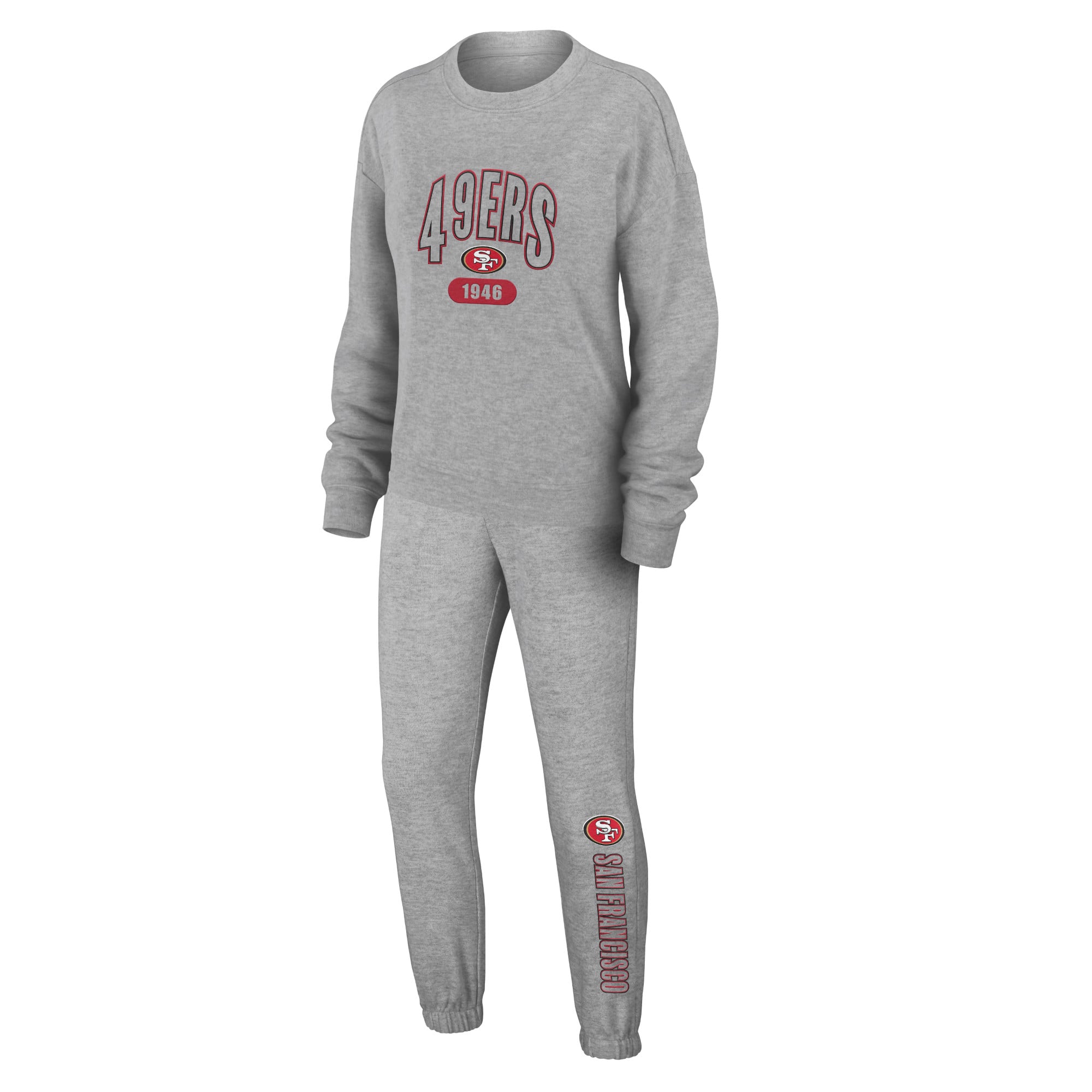 San Francisco 49ers WEAR by Erin Andrews Knitted Lounge Set – Womens