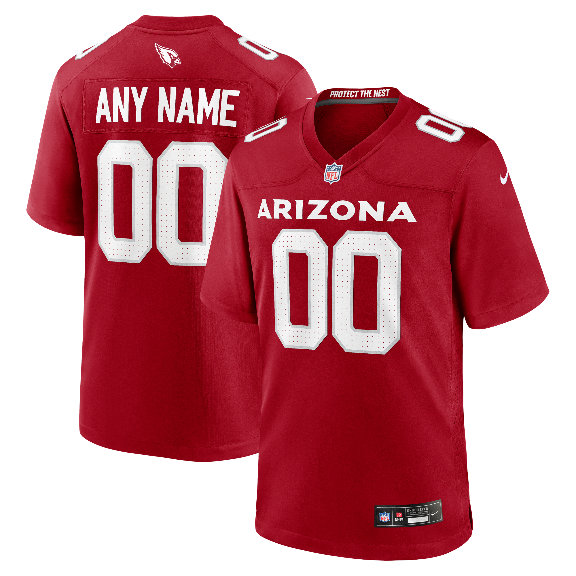 Arizona Cardinals Nike Home Game Jersey – Cardinal – Custom – Youth