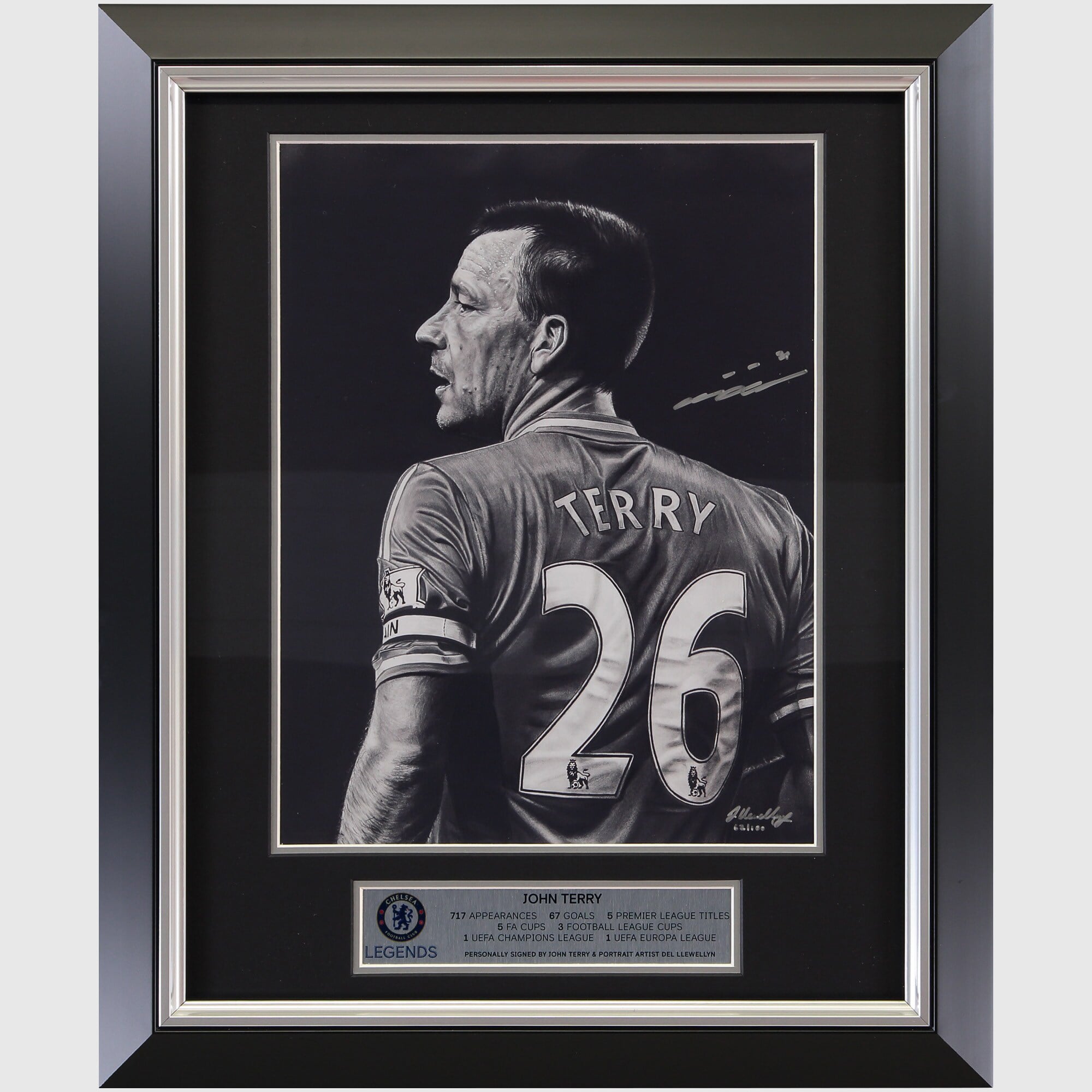 Chelsea Terry Signed Del Llewellyn Framed Art Print