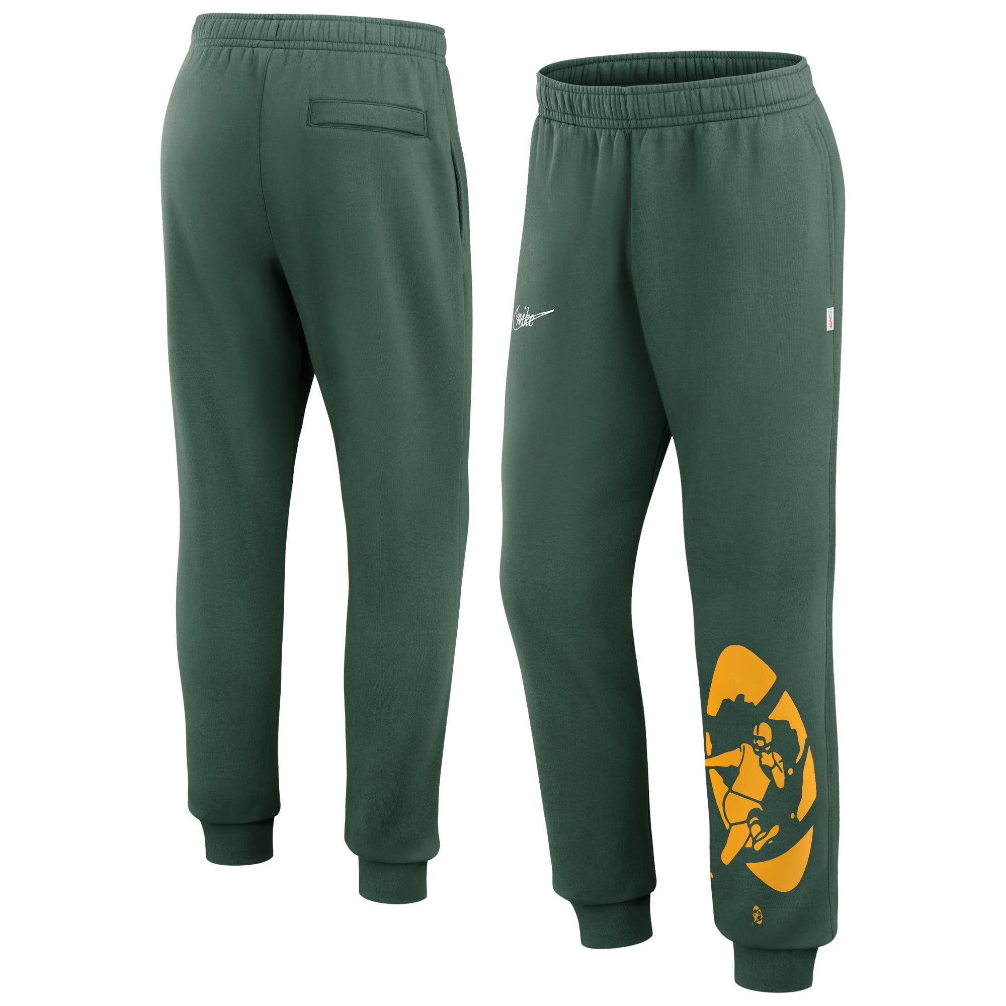 Green Bay Packers Nike Rewind Club Jogger - Mens