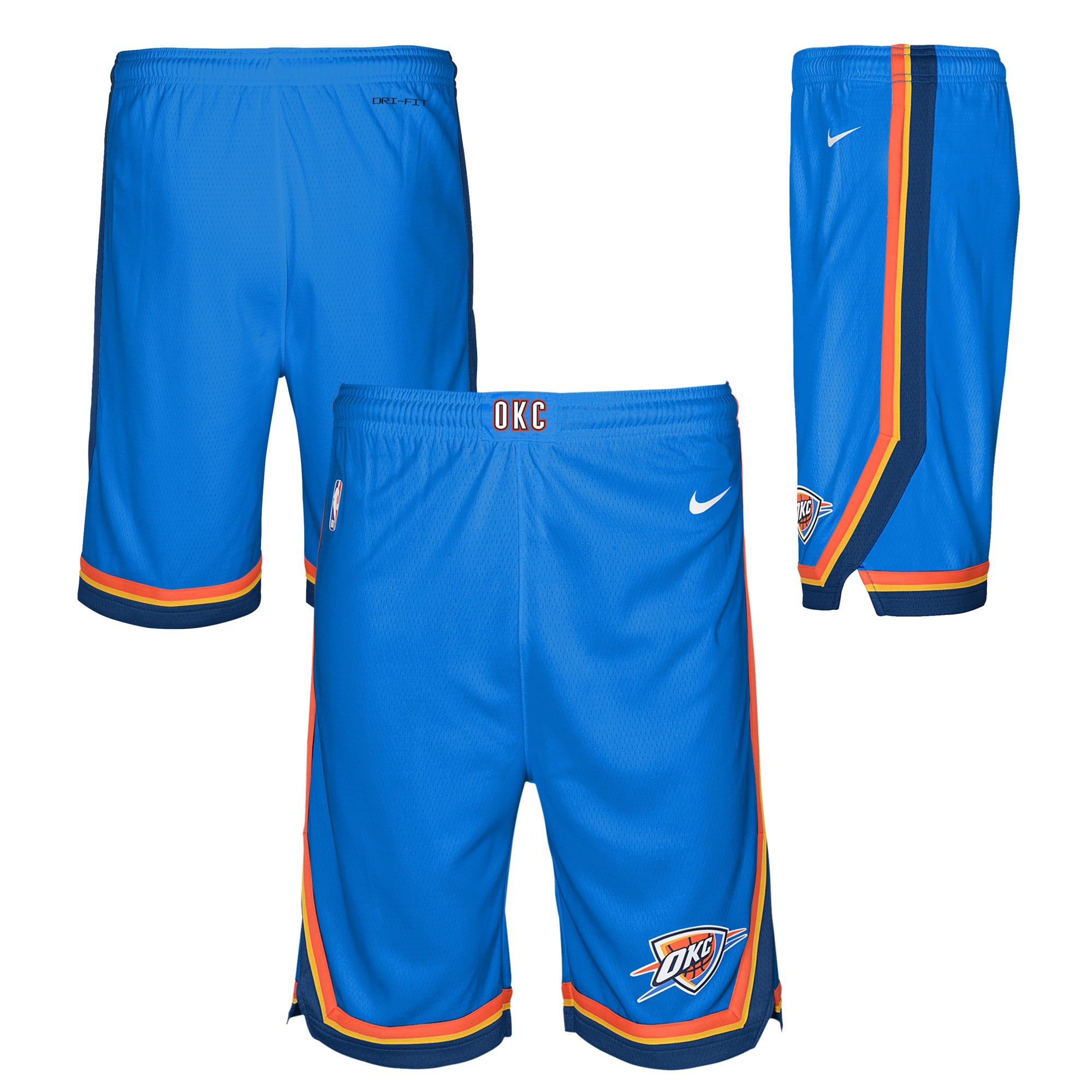 Pantalón corto Swingman Nike Icon del Oklahoma City Thunder - Jóvenes