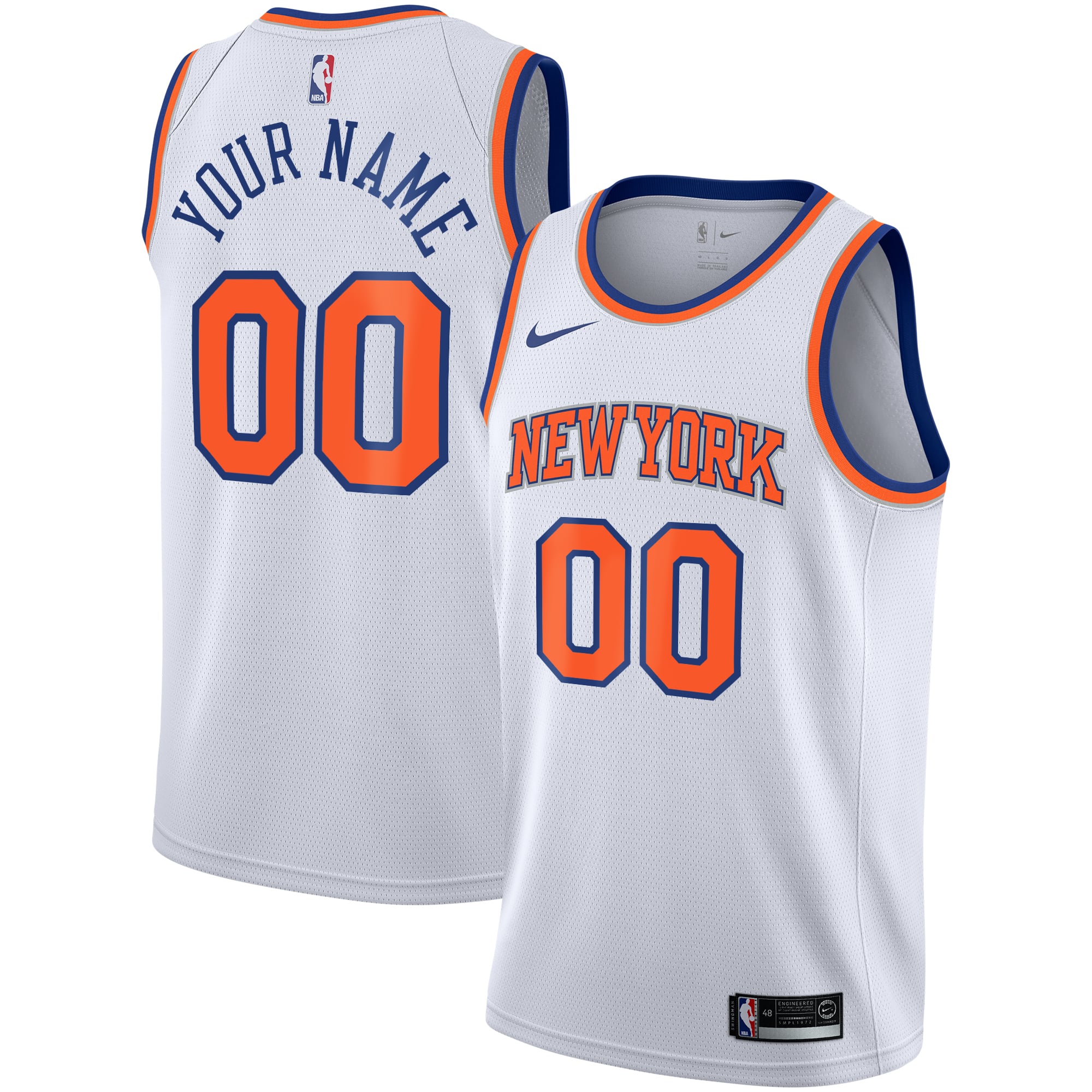 New York Knicks Nike Association Swingman Trikot – Individuell – Jugendliche