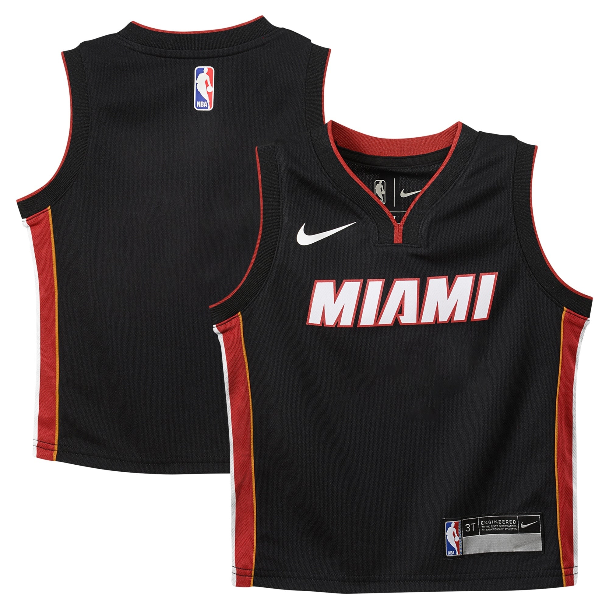 Réplica de camiseta Nike Icon de los Miami Heat - Personalizada - Niños