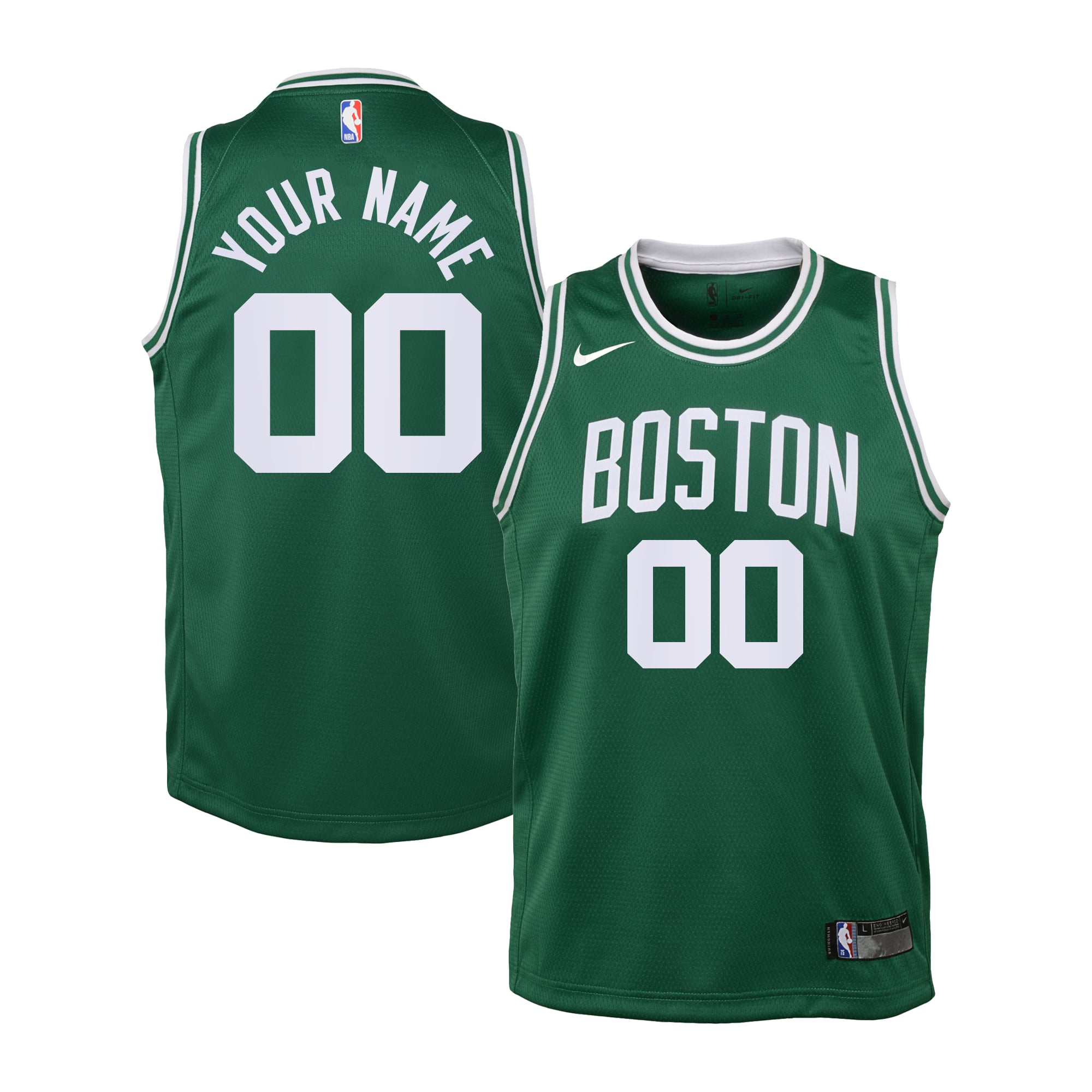 Camiseta Nike Replica Icon de los Boston Celtics para niños pequeños