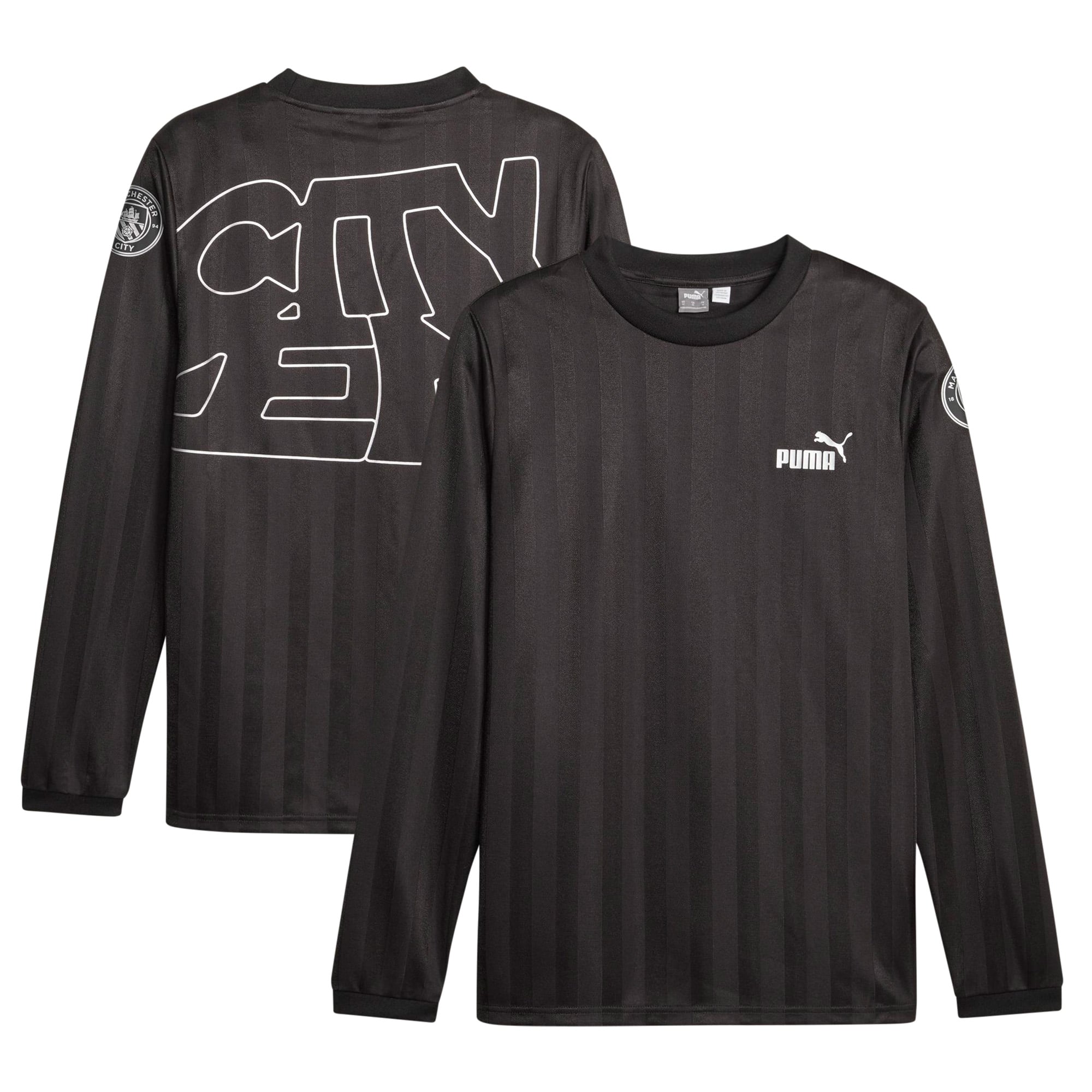 T-shirt Manchester City Puma FtblStatement - Manica lunga - Nera