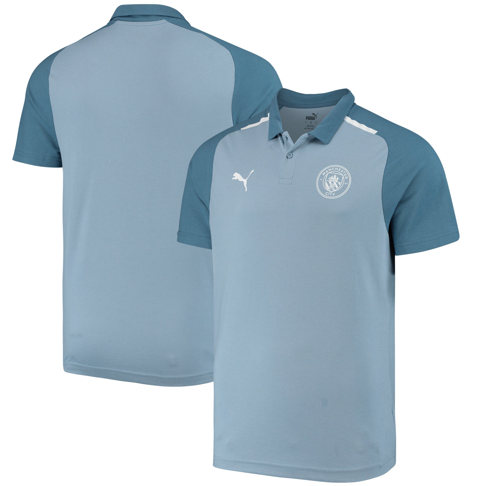 Polo Manchester City Puma Casuals - Blu