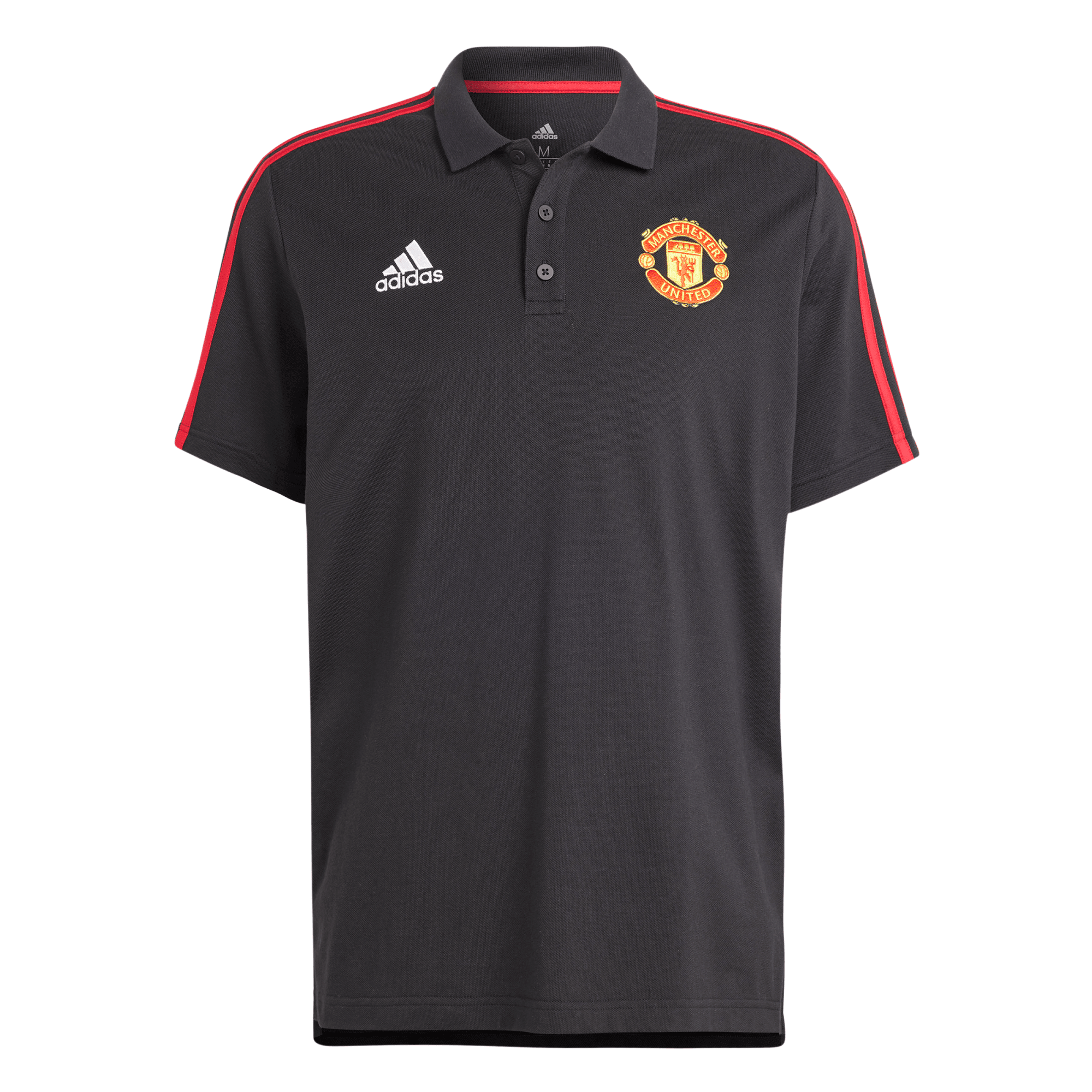 Polo Manchester United DNA 3 strisce - nera