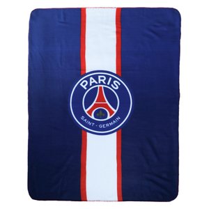 Couverture Polaire Tricolore PSG - 110 x 140, vue 1
