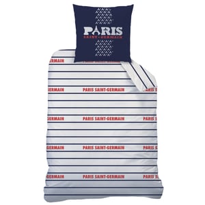 Parure de lit PSG - 140 x 200 + 63 x 63 - Logo Retro, vue 3