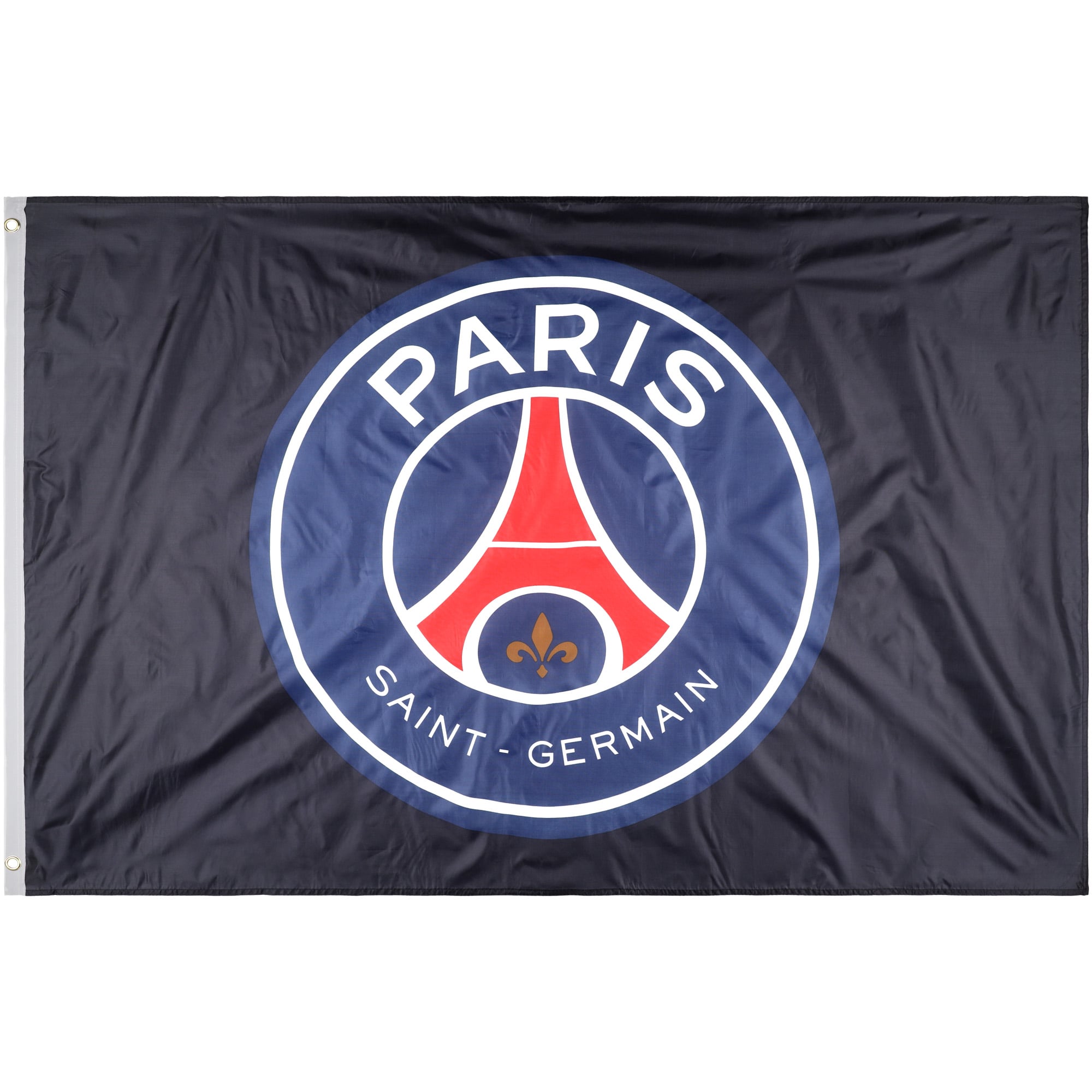 Bandiera con logo essenziale del PSG