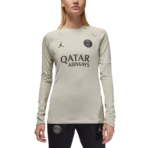 Maillot PSG Jordan Strike Crew Drill - Stone - Femme