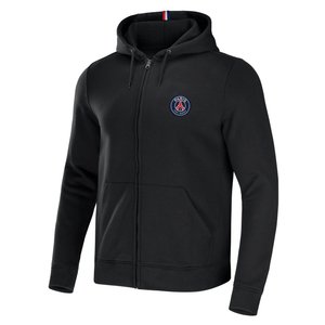Sweat à capuche zippé PSG ESSENTIEL - Noir - Homme, vue 3