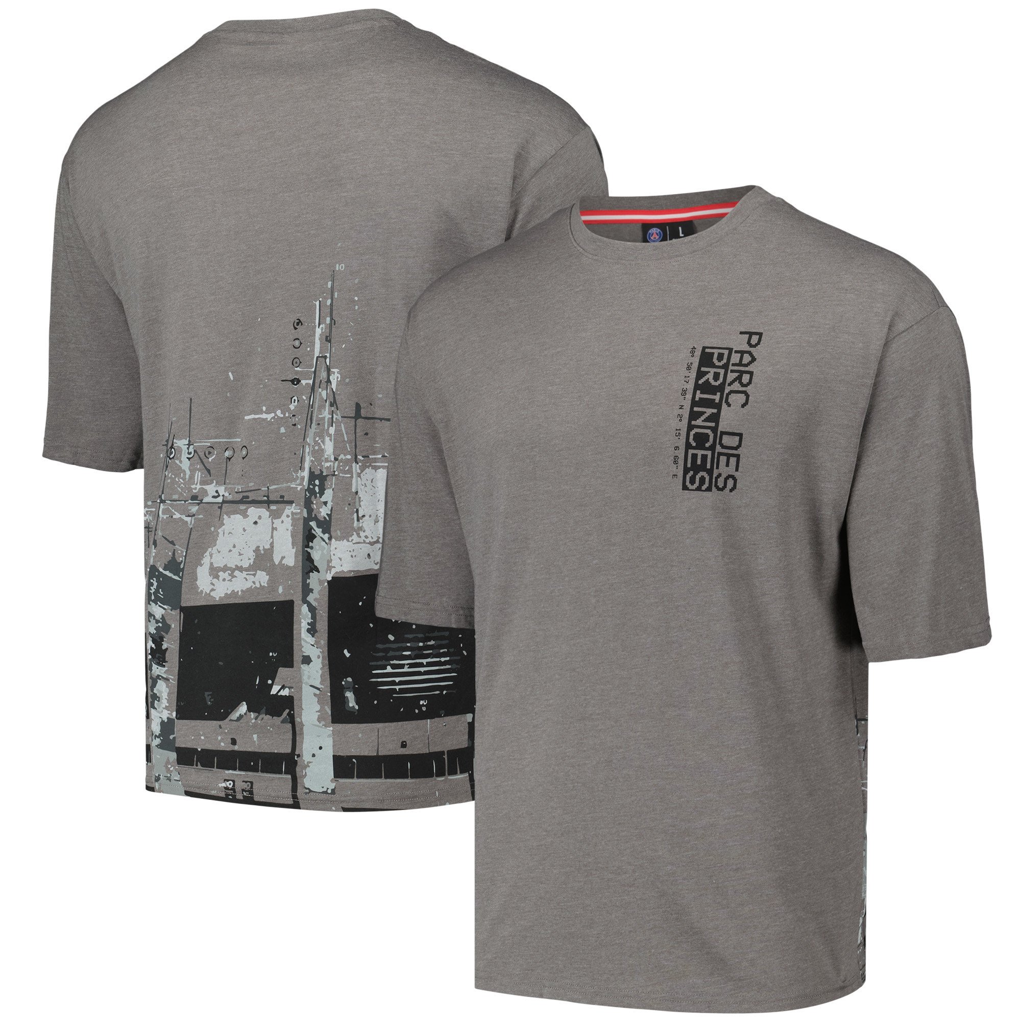 T-shirt oversize PSG Parc Des Princes - Antracite - Uomo