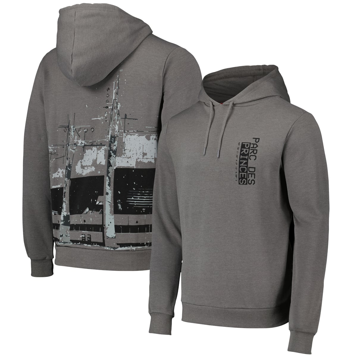 Sweat capuche PSG Parc Des Princes Oversize - Anthracite - Homme