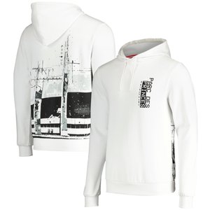 Sweat capuche PSG Parc Des Princes Oversize - Blanc - Homme, vue 1