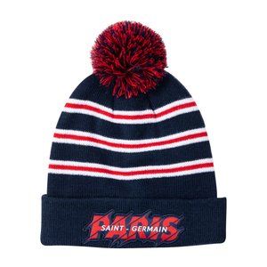 Bonnet PSG Core Pom - Bleu, vue 2