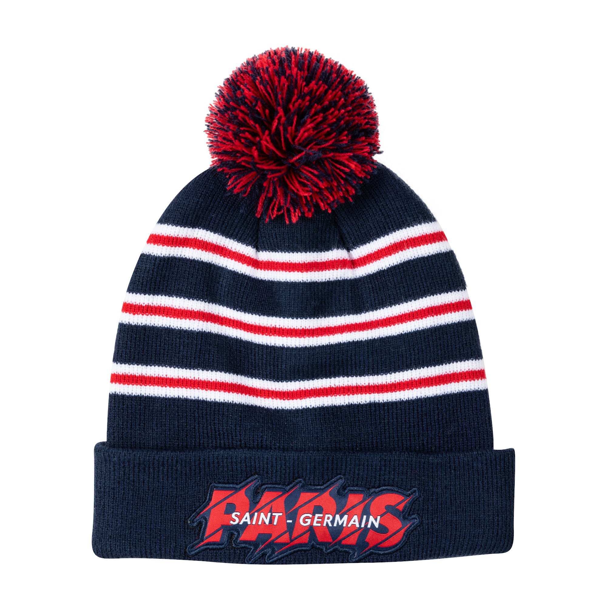 Berretto con pon pon e stemma del Paris Saint-Germain - Blu - Uomo
